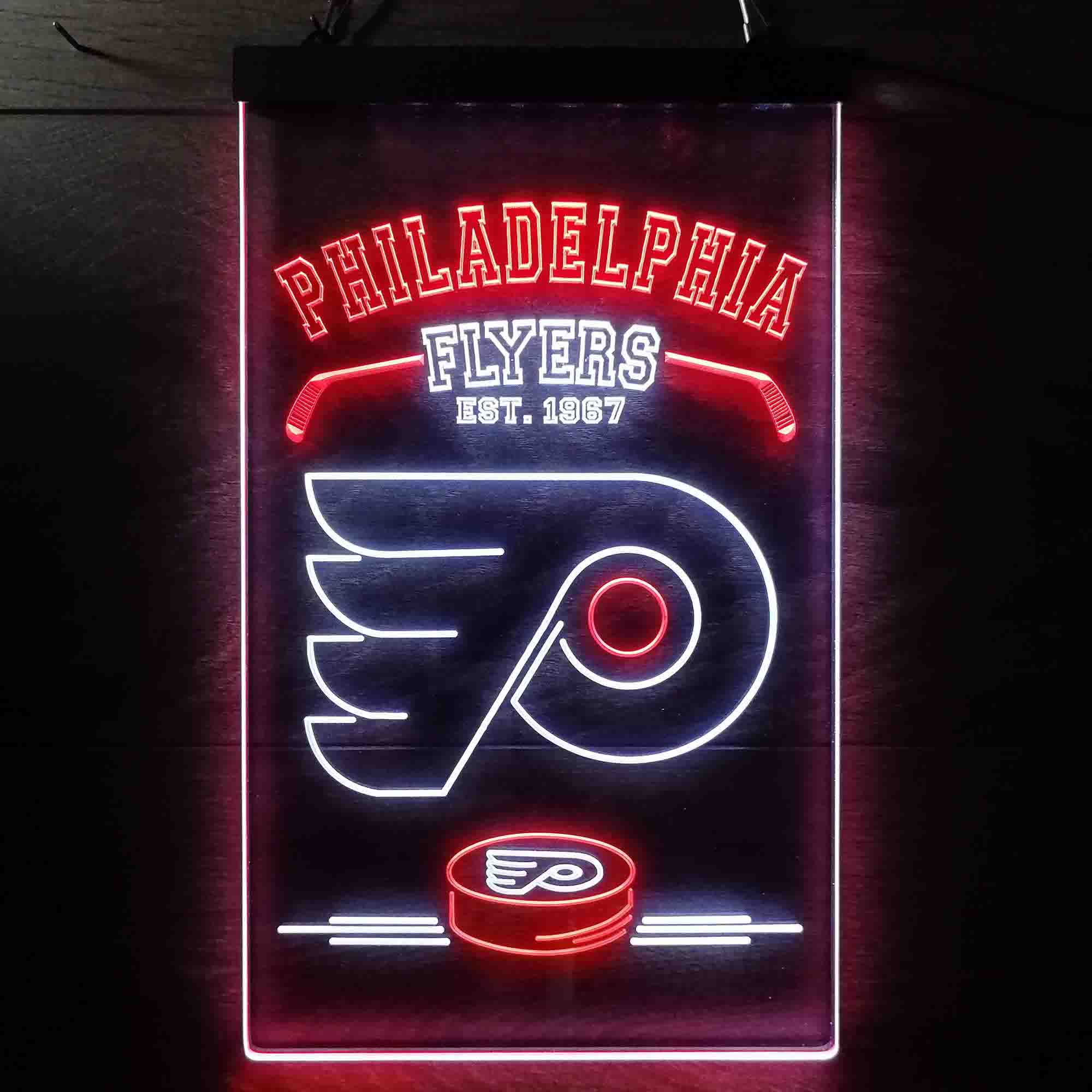 Personalized Philadelphia Flyers Neon LED Sign - Image 3