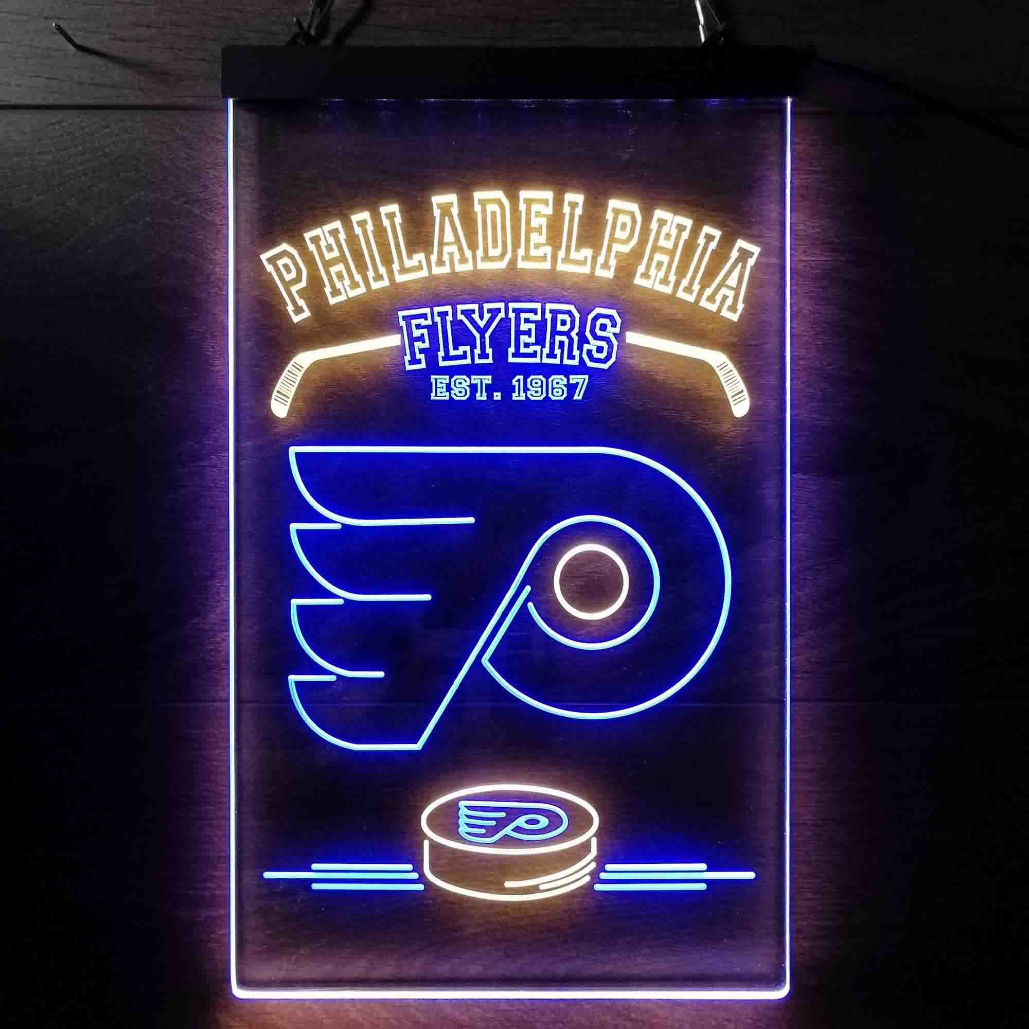 Personalized Philadelphia Flyers Neon LED Sign - Image 7