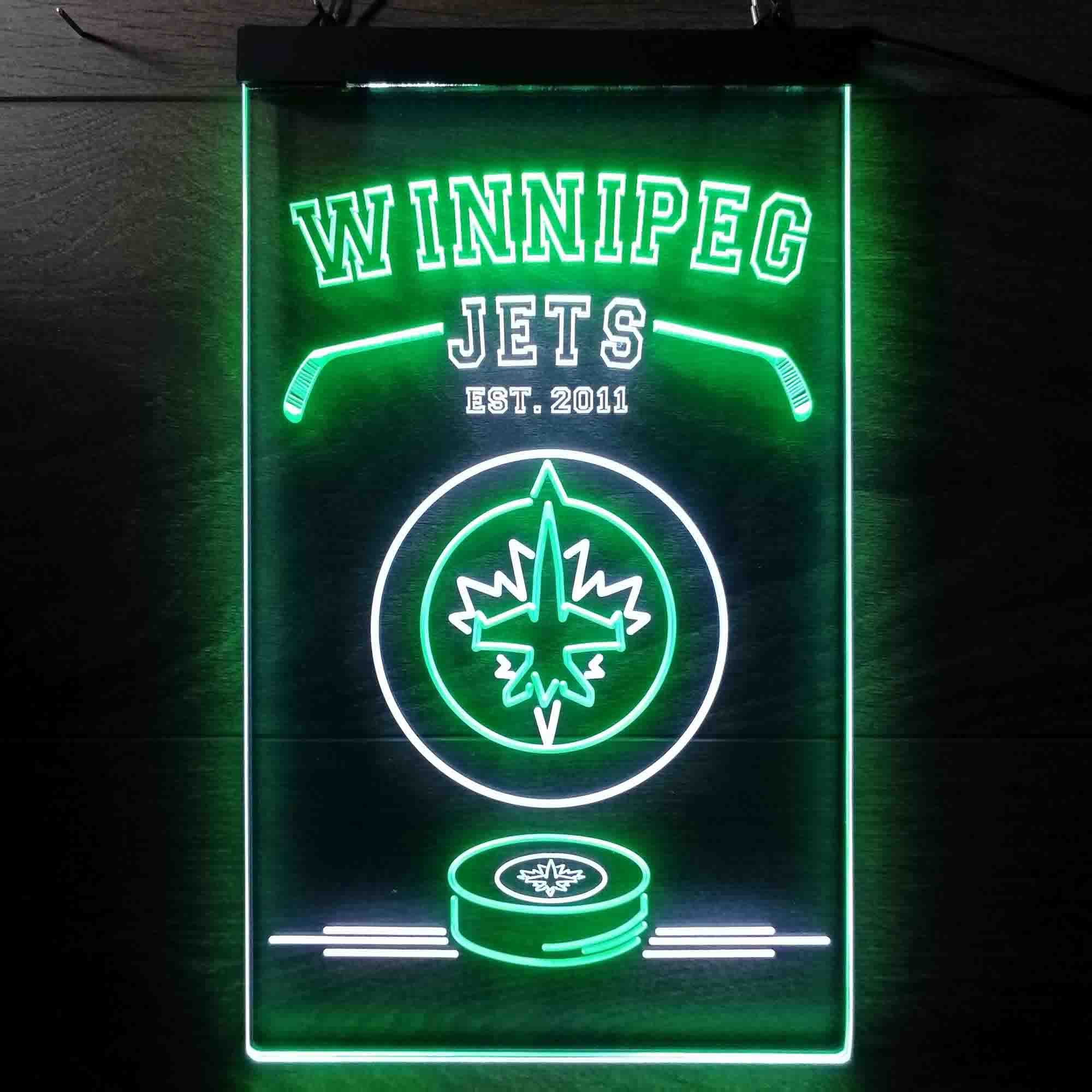 Personalized Winnipeg Jets Neon-Like LED Sign-Memorabilia Gift - Image 11
