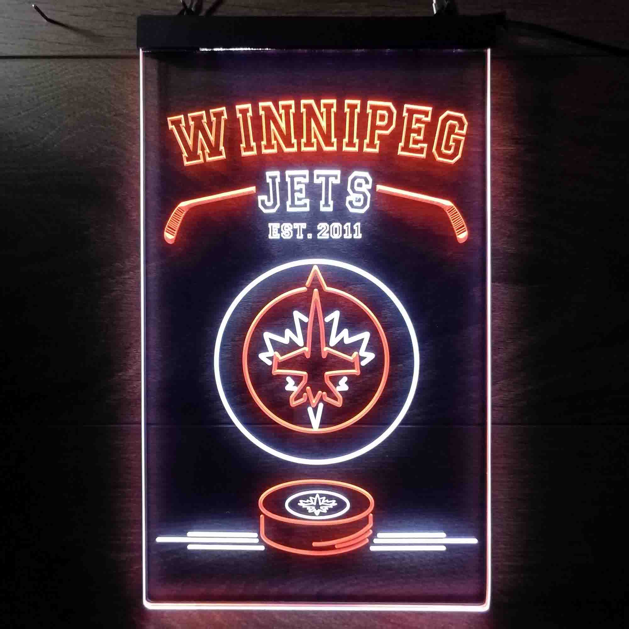 Personalized Winnipeg Jets Neon-Like LED Sign-Memorabilia Gift - Image 6