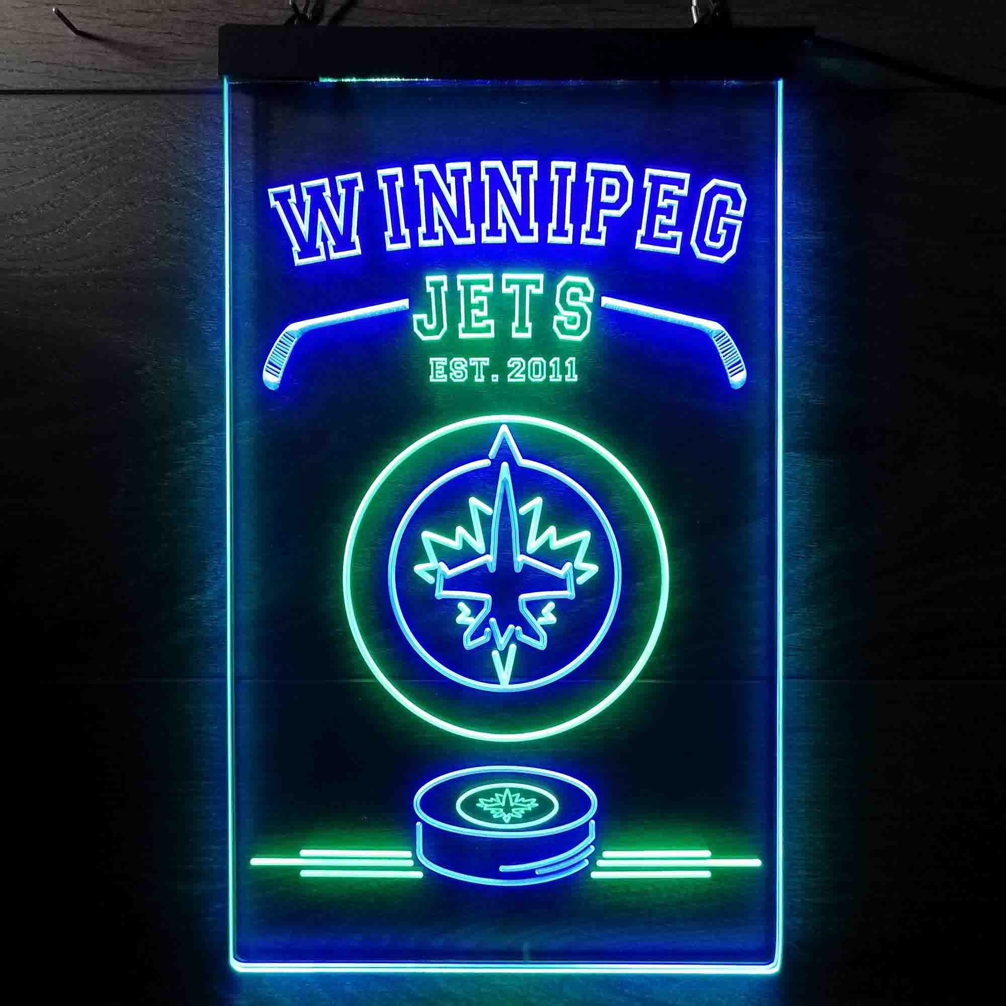 Personalized Winnipeg Jets Neon-Like LED Sign-Memorabilia Gift - Image 9