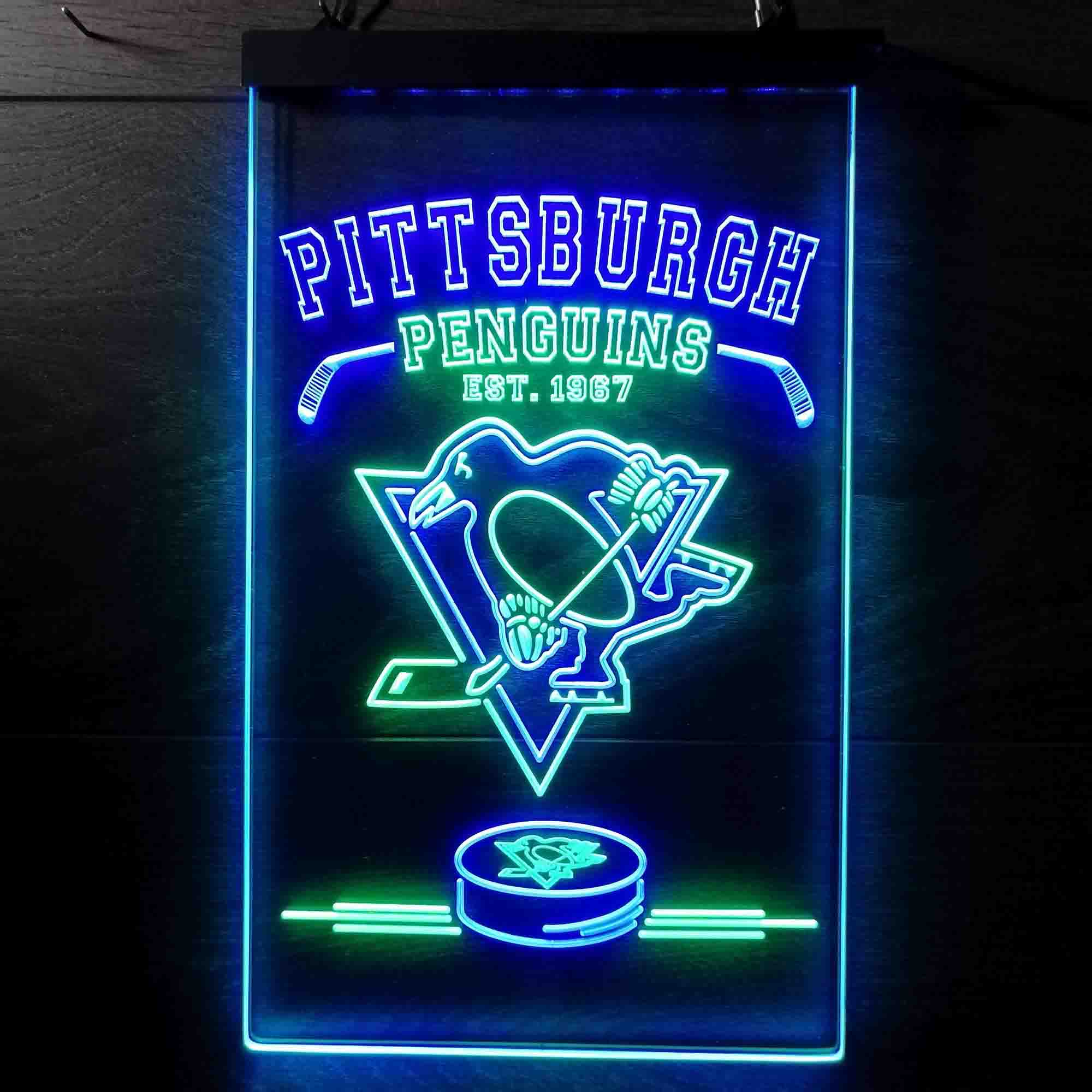 Personalized Pittsburgh Penguins Neon-Like LED Sign - Father's Day Gift - Image 10