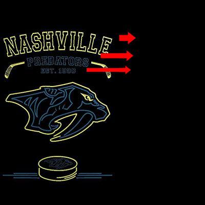 Personalized Custom Nashville Predators Neon-Like LED Sign - Father's Day Gift - Image 14
