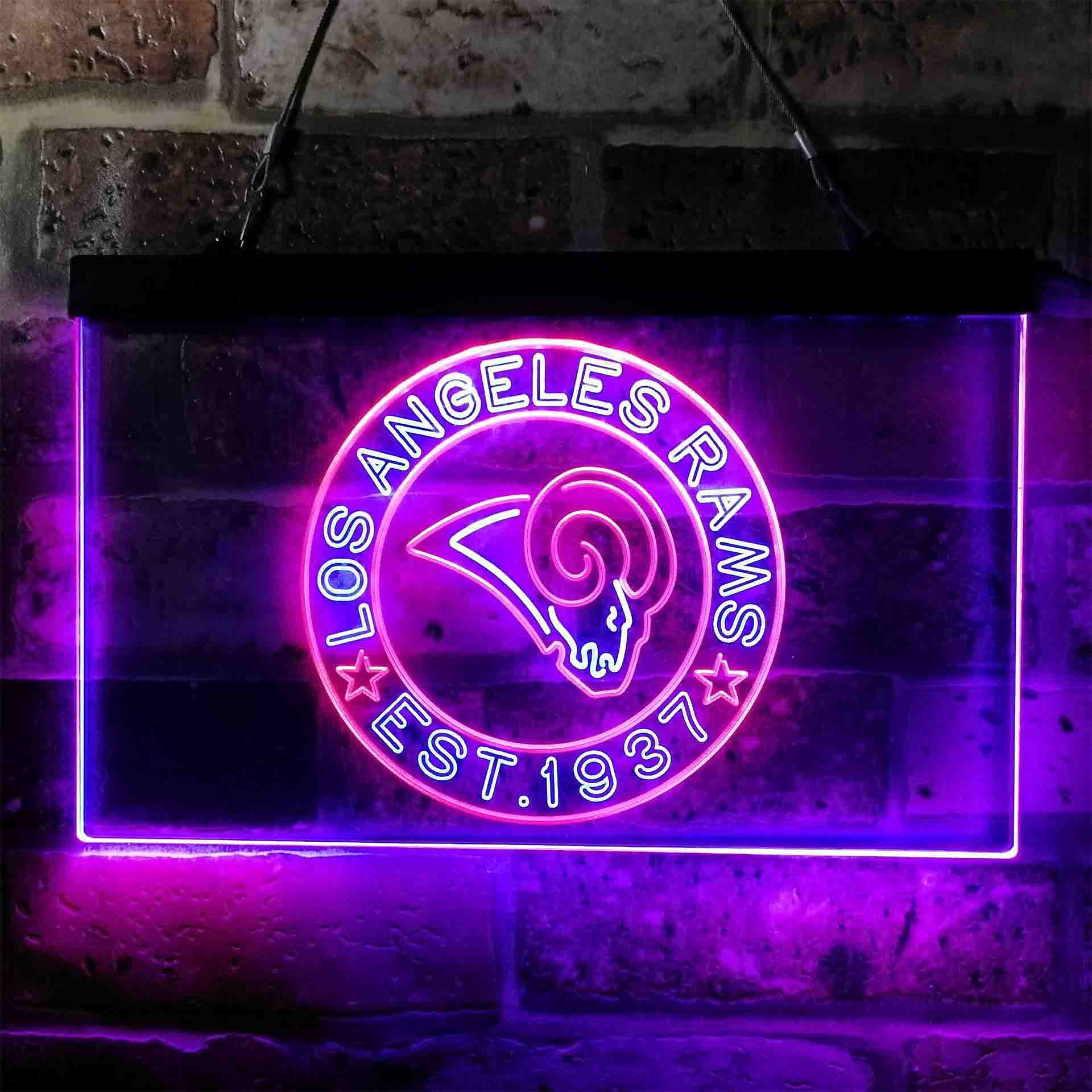 Personalized Los Angeles Rams Neon LED Sign - Image 13