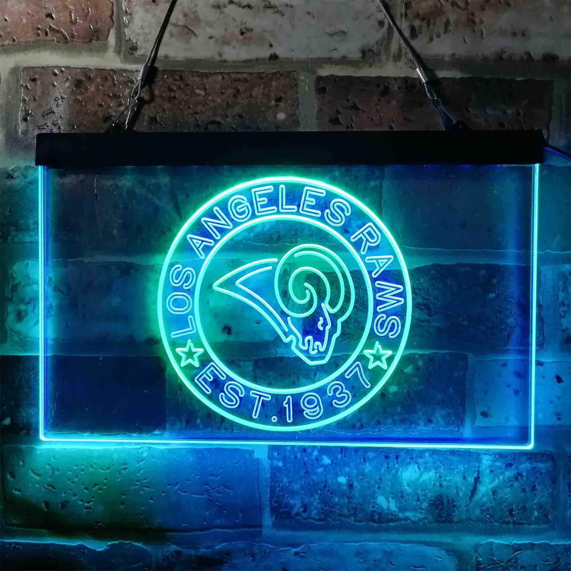 Personalized Los Angeles Rams Neon LED Sign - Image 4