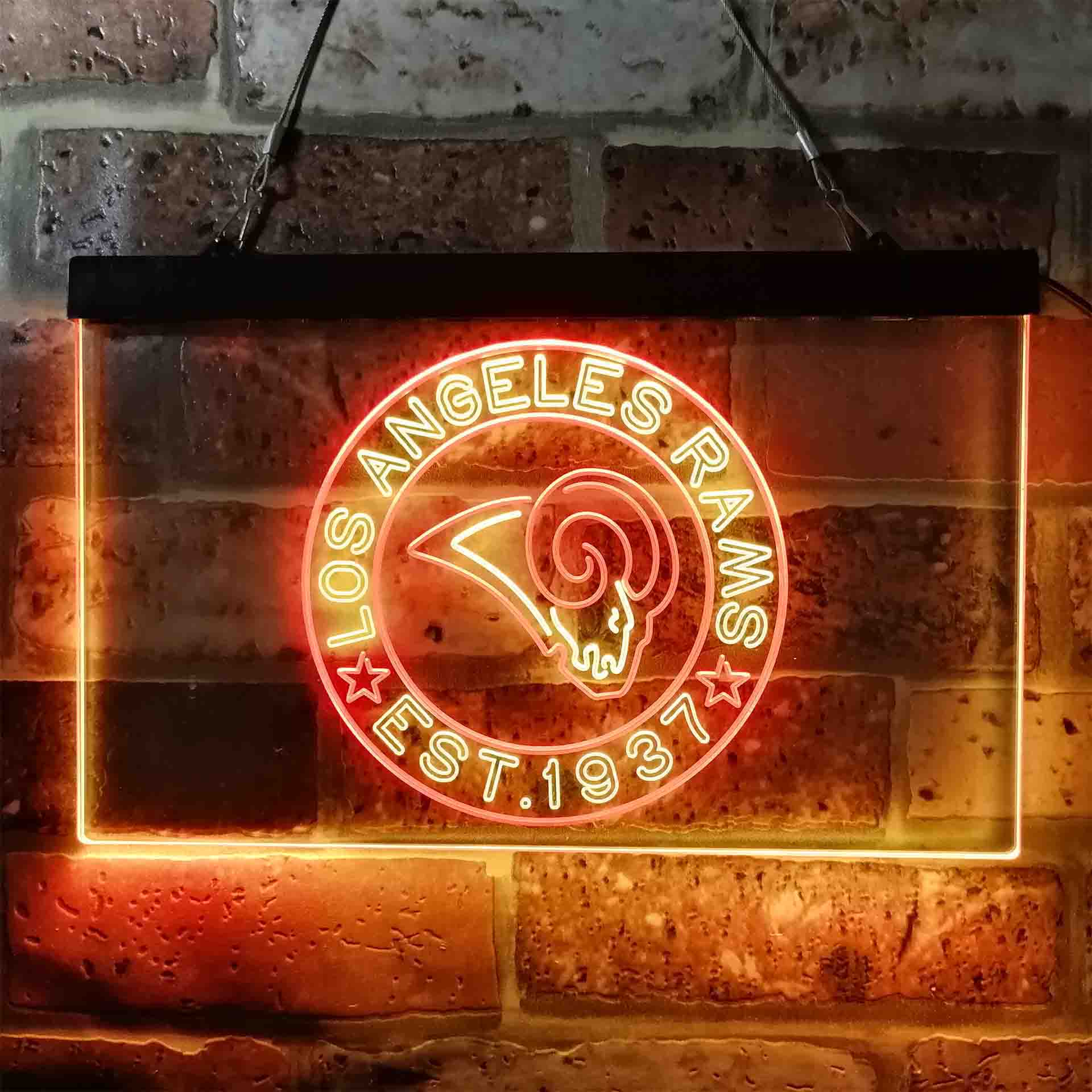 Personalized Los Angeles Rams Neon LED Sign - Image 8