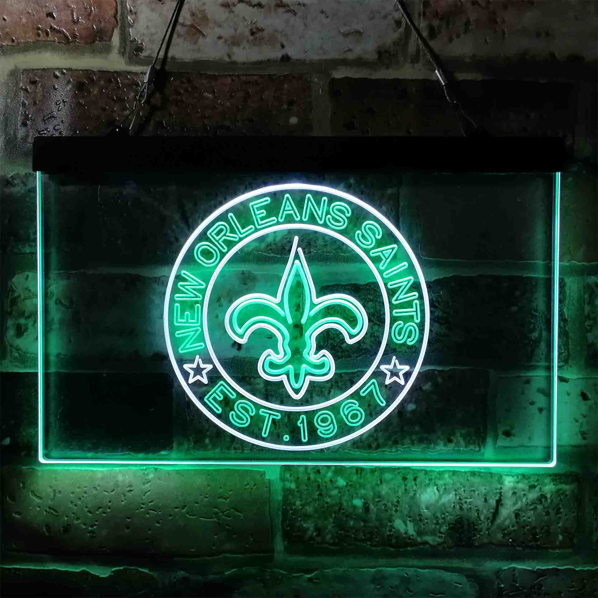Personalized Custom New Orleans Saints Neon-Like LED Sign - Father's Day Gift - Image 10