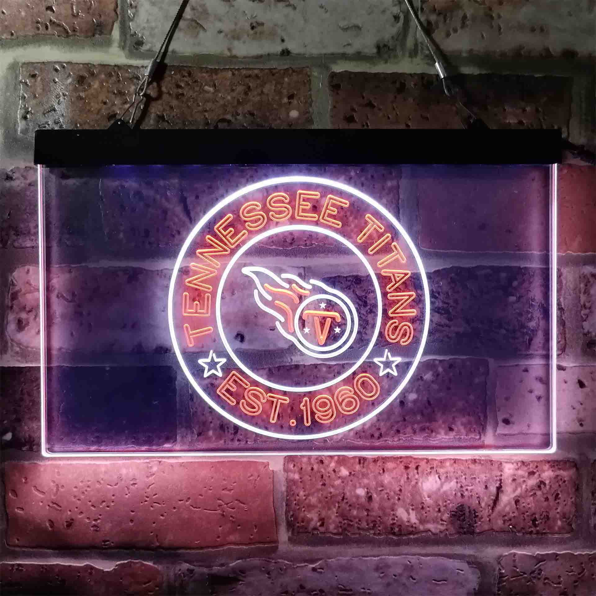 Personalized Custom Tennessee Titans Neon-Like LED Sign - Father's Day Gift - Image 10