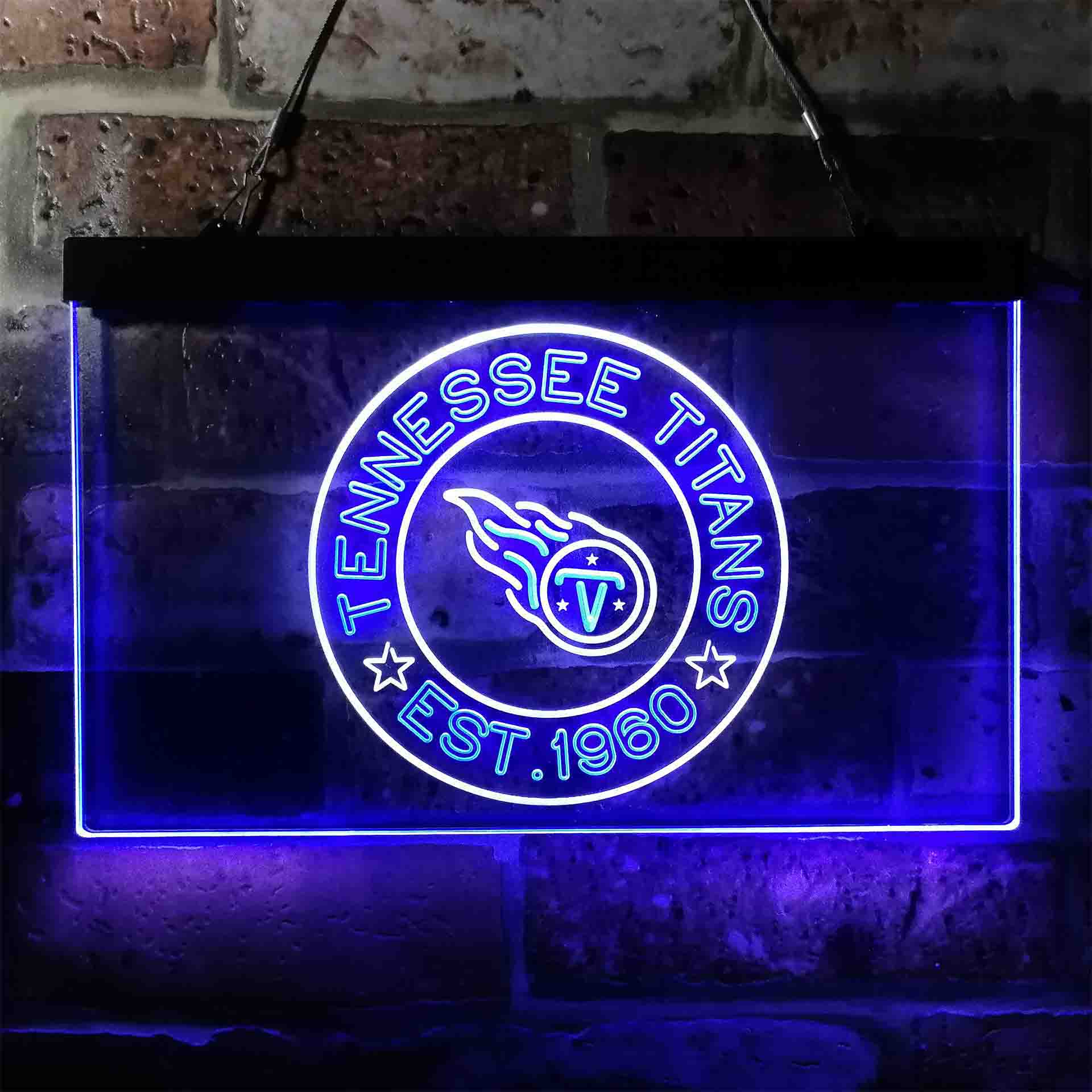 Personalized Custom Tennessee Titans Neon-Like LED Sign - Father's Day Gift - Image 12