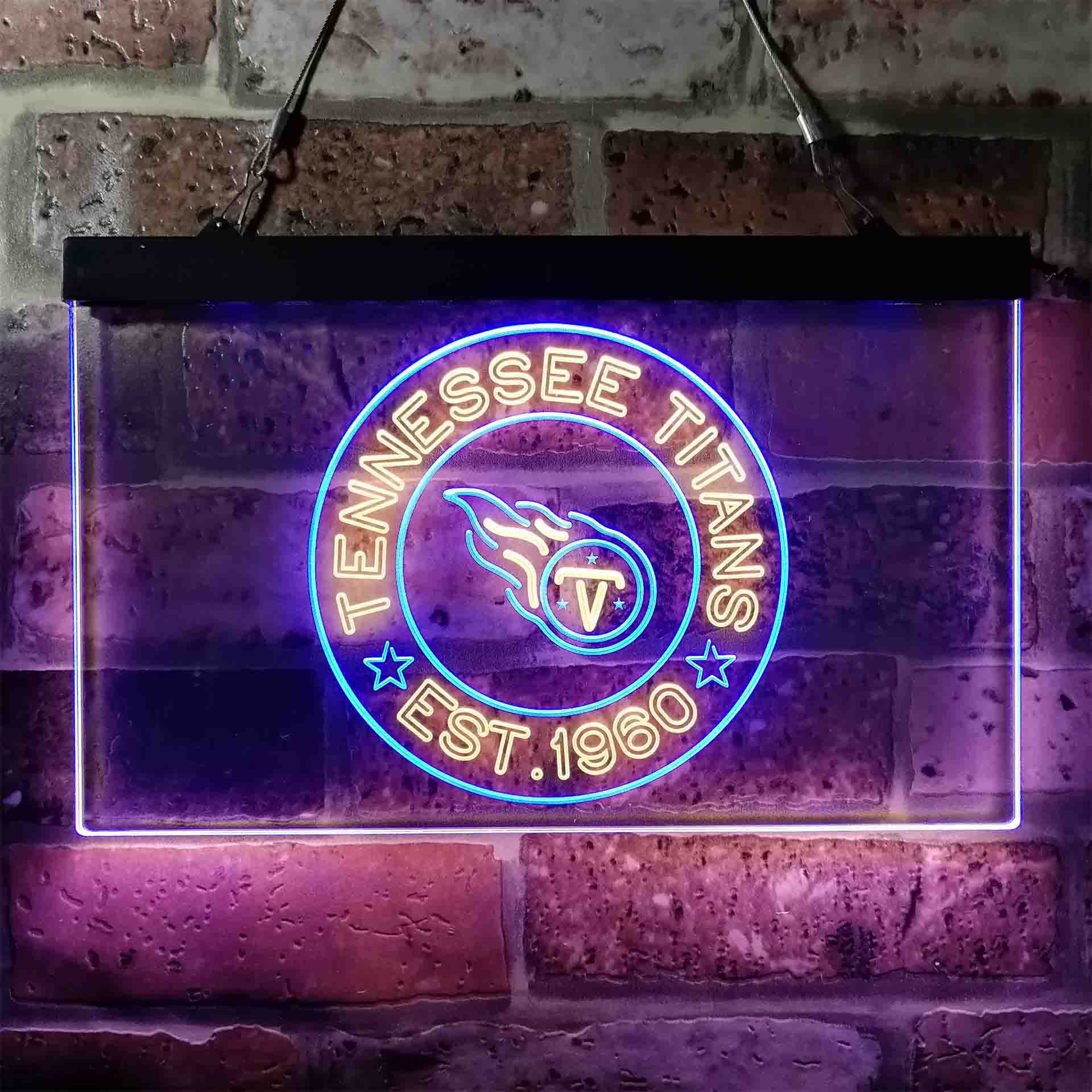 Personalized Custom Tennessee Titans Neon-Like LED Sign - Father's Day Gift - Image 7