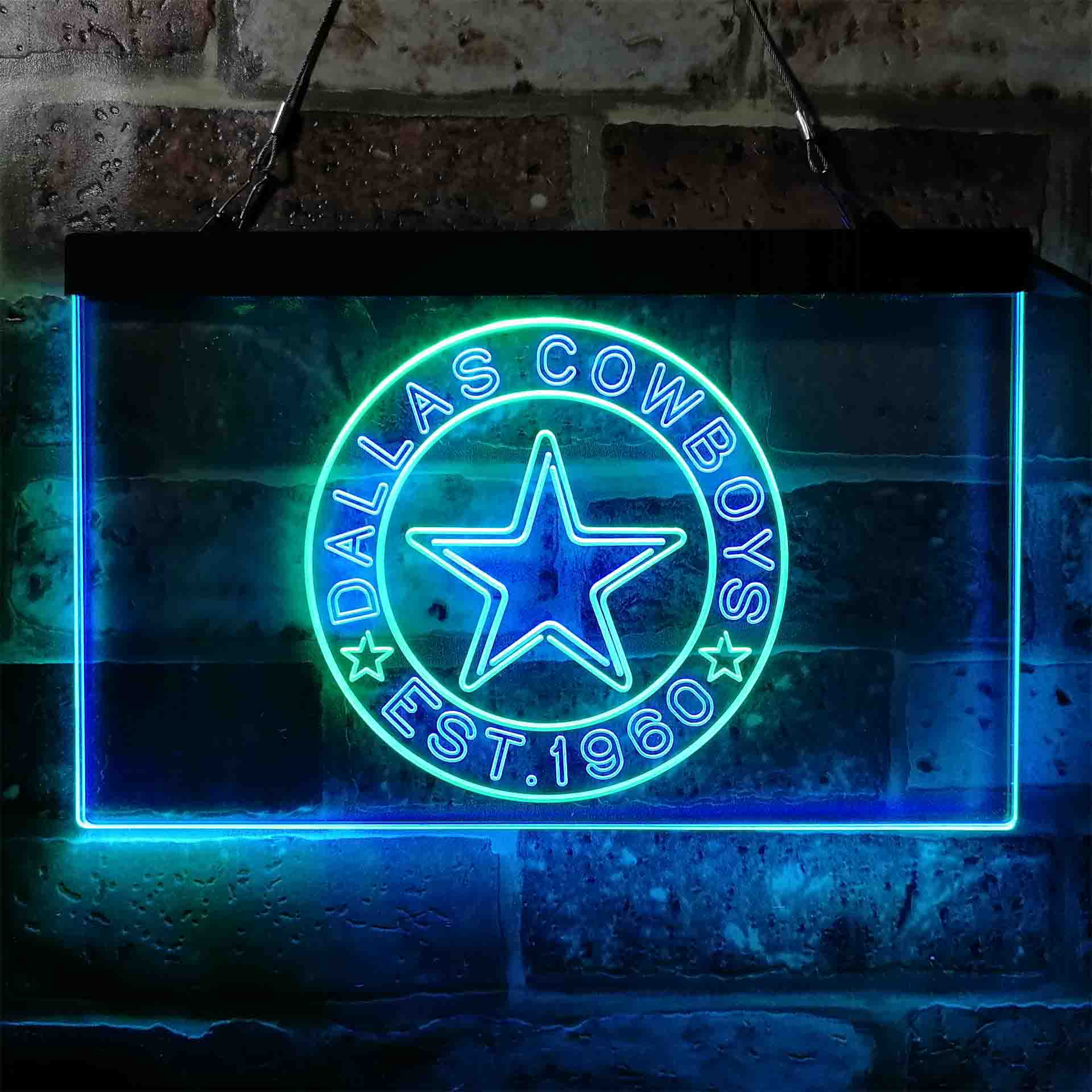 Personalized Dallas Cowboys Neon-Like LED Sign - Image 12
