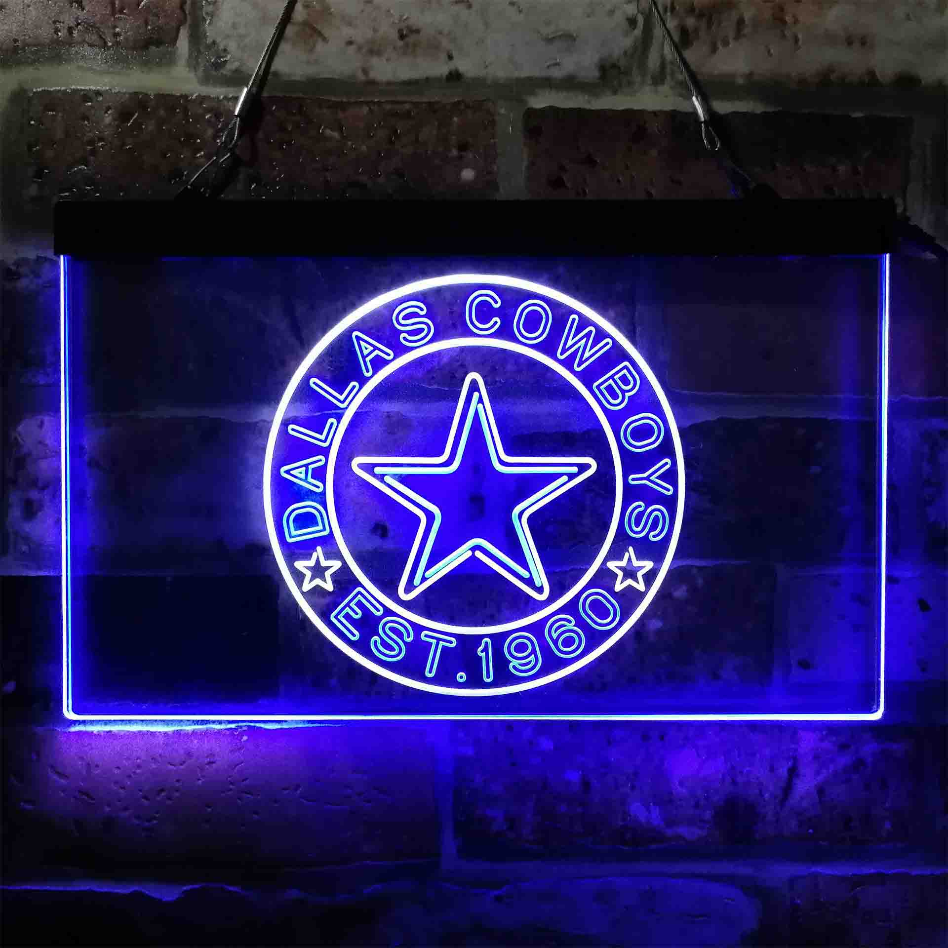Personalized Dallas Cowboys Neon-Like LED Sign - Image 13