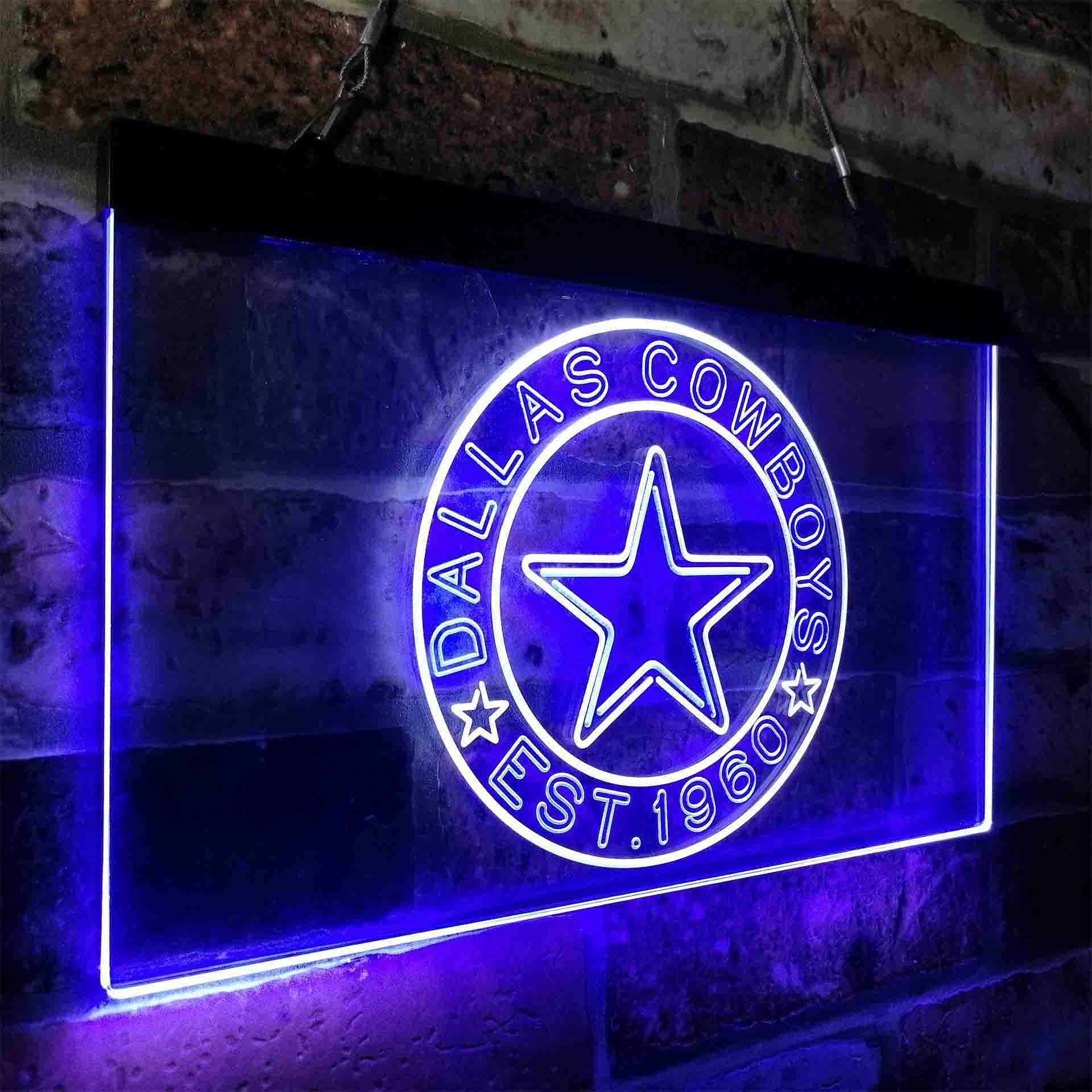 Personalized Dallas Cowboys Neon-Like LED Sign - Image 26