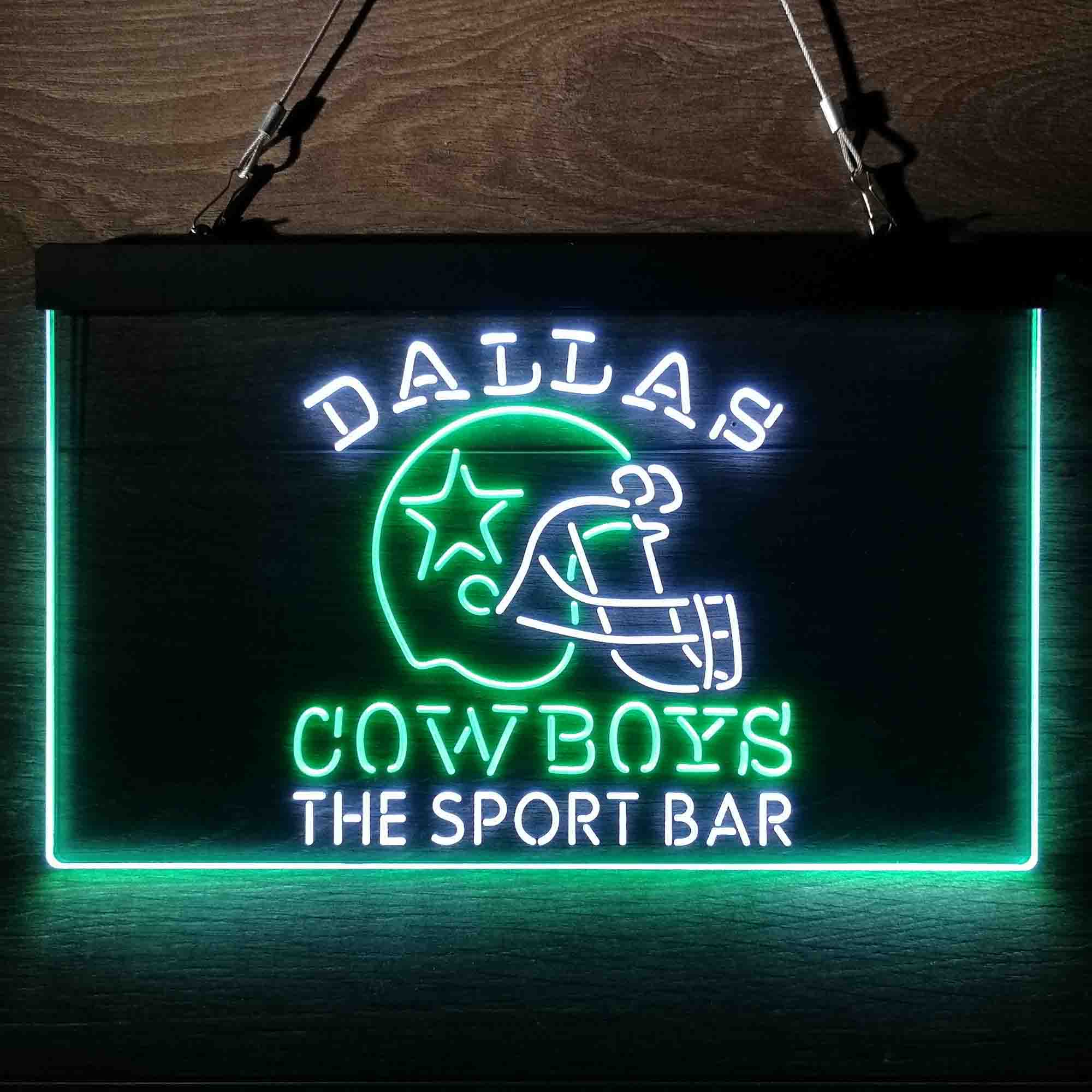 Personalized Dallas Cowboys Club Bar Neon LED Sign - Image 6