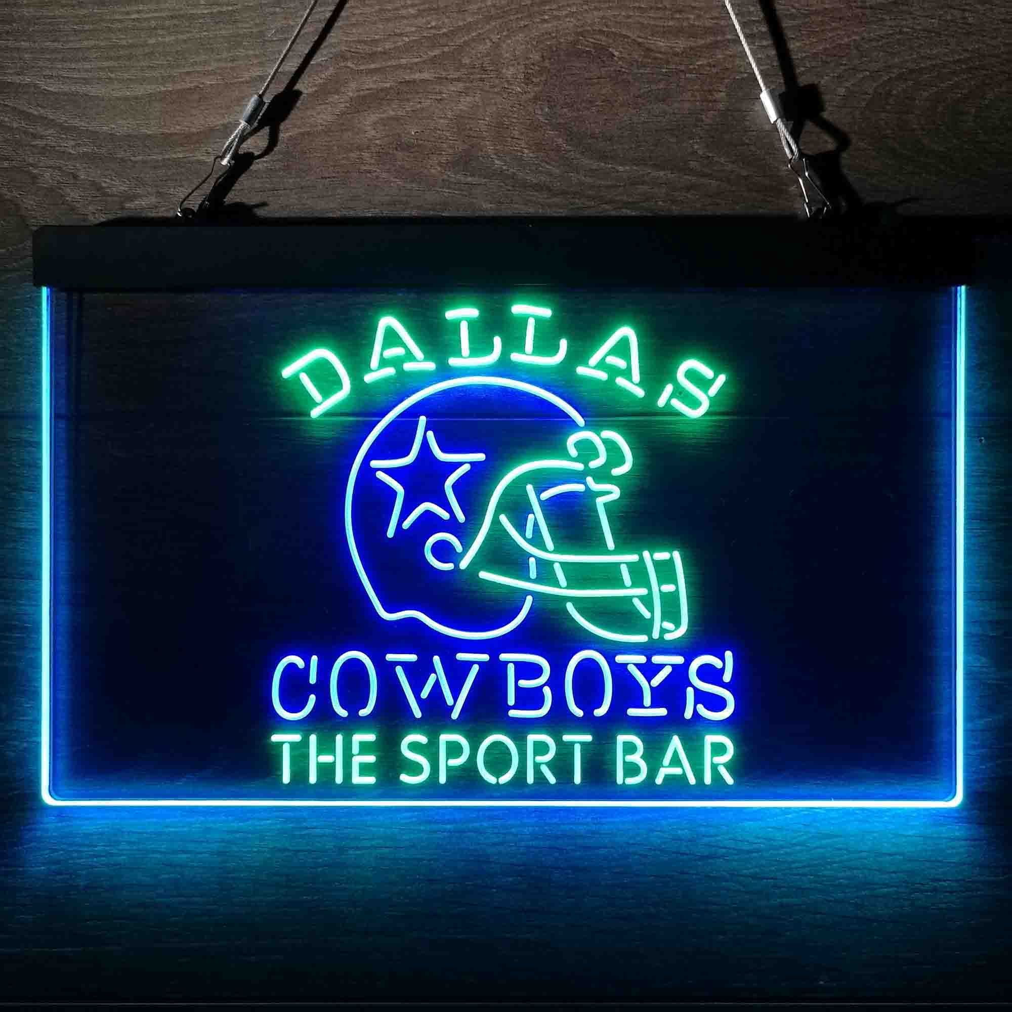 Personalized Dallas Cowboys Club Bar Neon LED Sign - Image 9