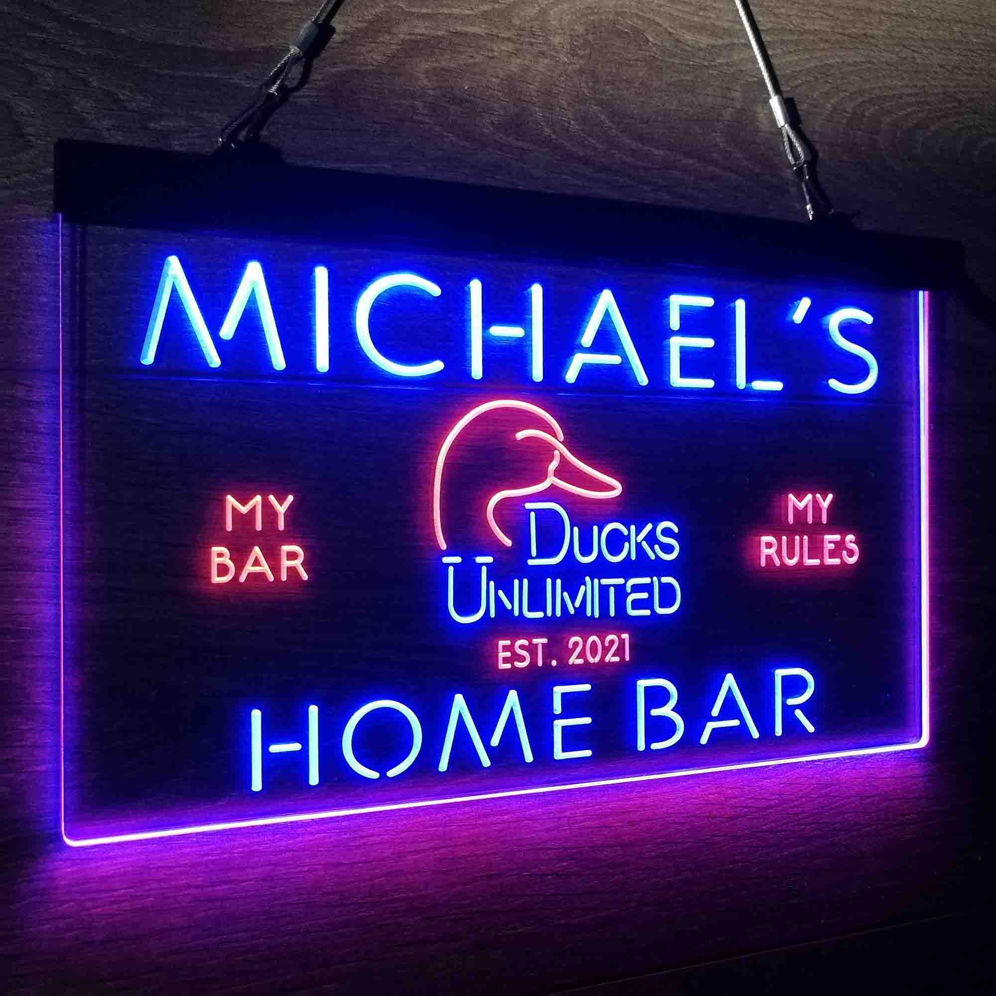 PersonalizedĀ DucksĀ Unlimited Neon-Like LED Sign - Image 26