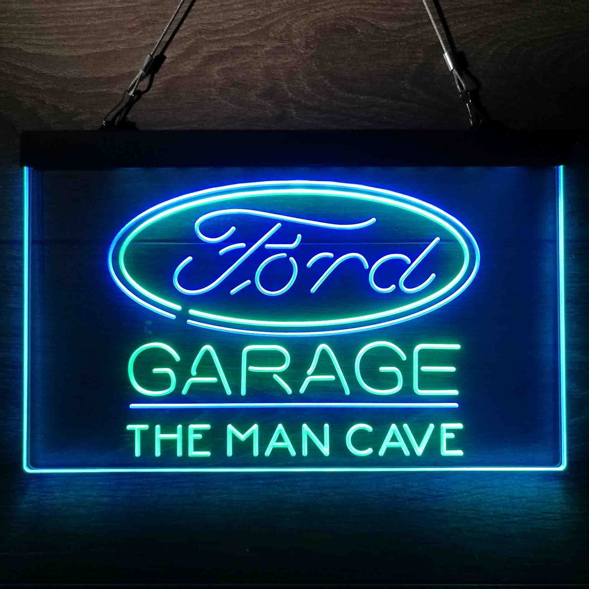 Personalized Custom Ford Garage Car Neon-Like LED Sign - Father's Day Gift - Image 3