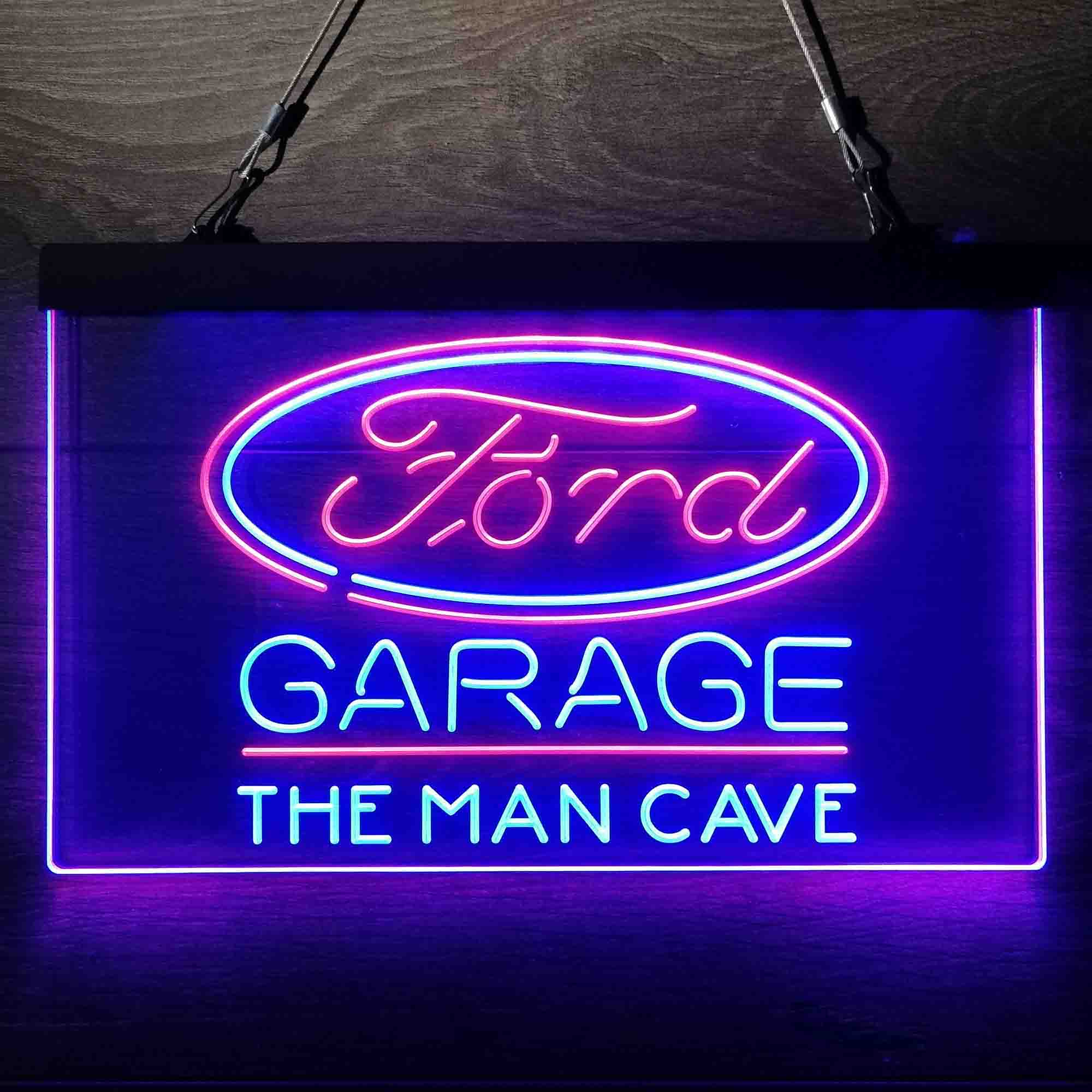 Personalized Custom Ford Garage Car Neon-Like LED Sign - Father's Day Gift - Image 4
