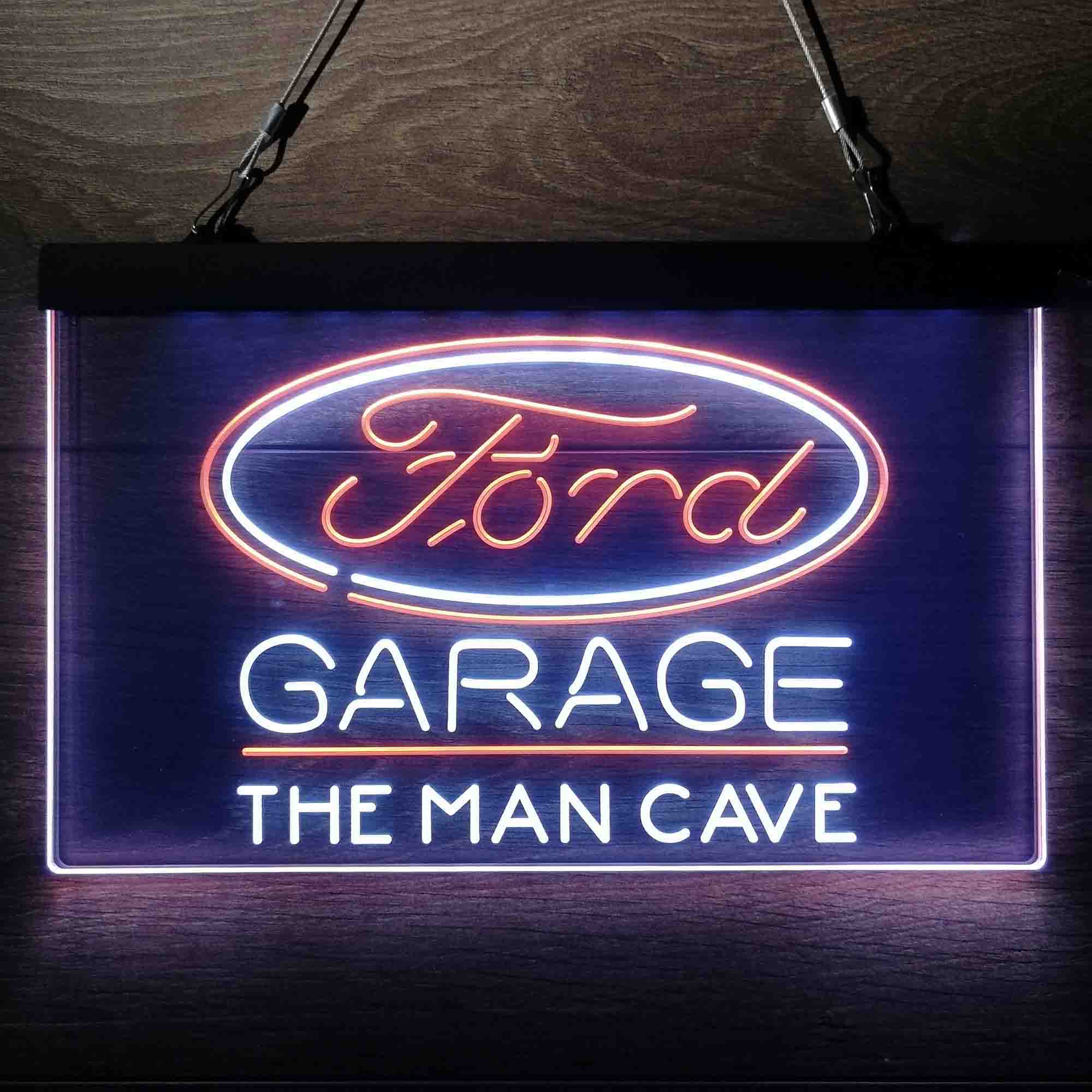Personalized Custom Ford Garage Car Neon-Like LED Sign - Father's Day Gift - Image 7