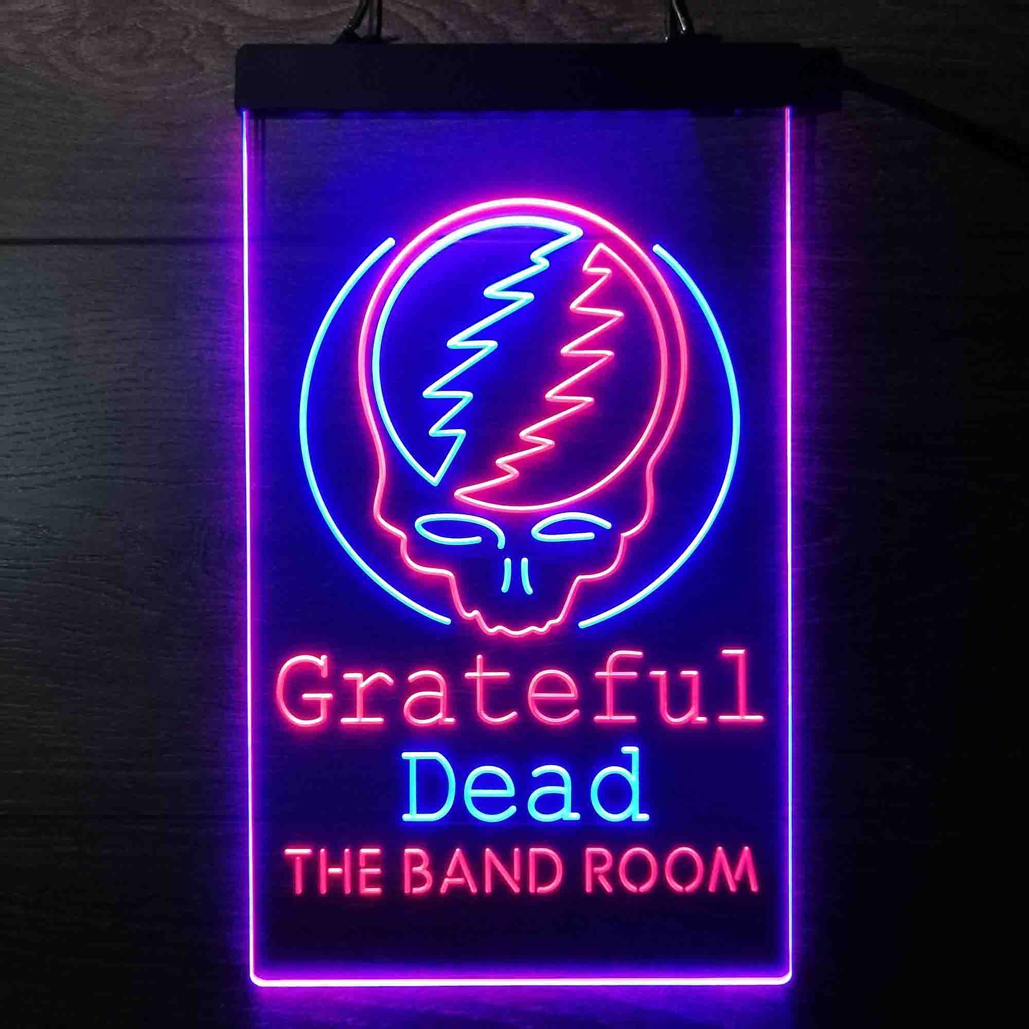 Personalized Grateful Dead Skull Bar Club Neon LED Sign - Image 5