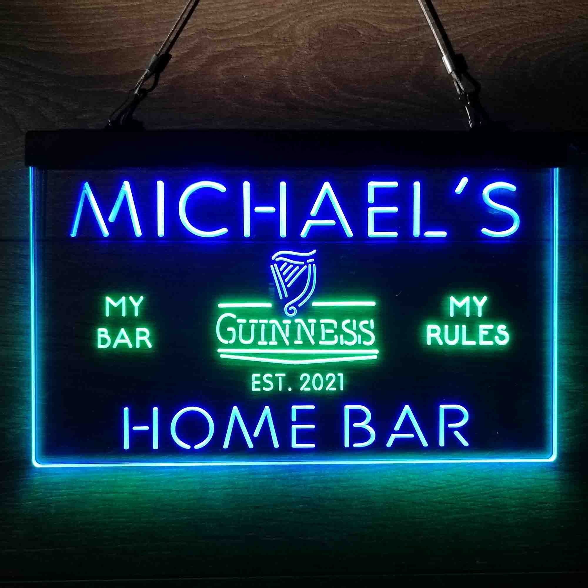 Personalized Guinness Classic Beer Bar Neon-Like LED Sign - Image 13