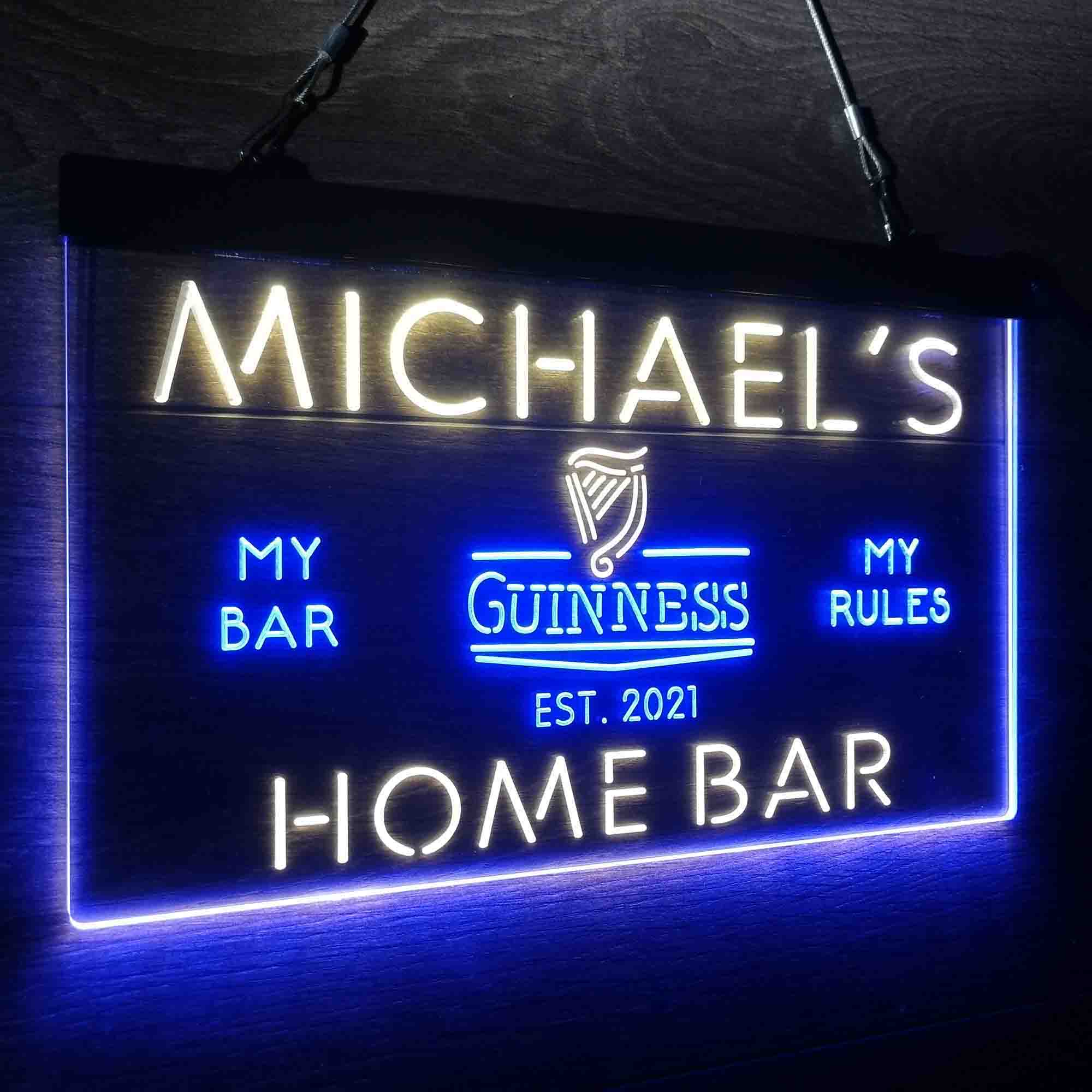 Personalized Guinness Classic Beer Bar Neon-Like LED Sign - Image 14