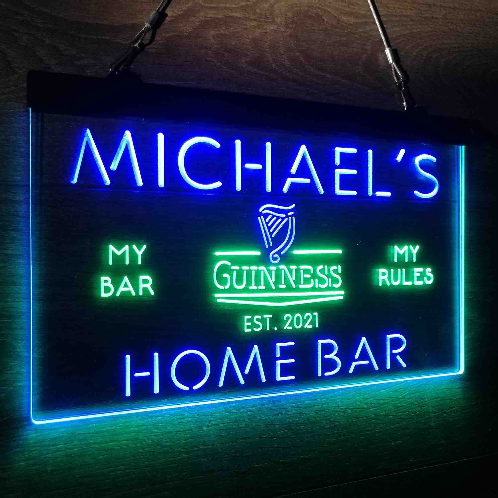 Personalized Guinness Classic Beer Bar Neon-Like LED Sign - Image 26