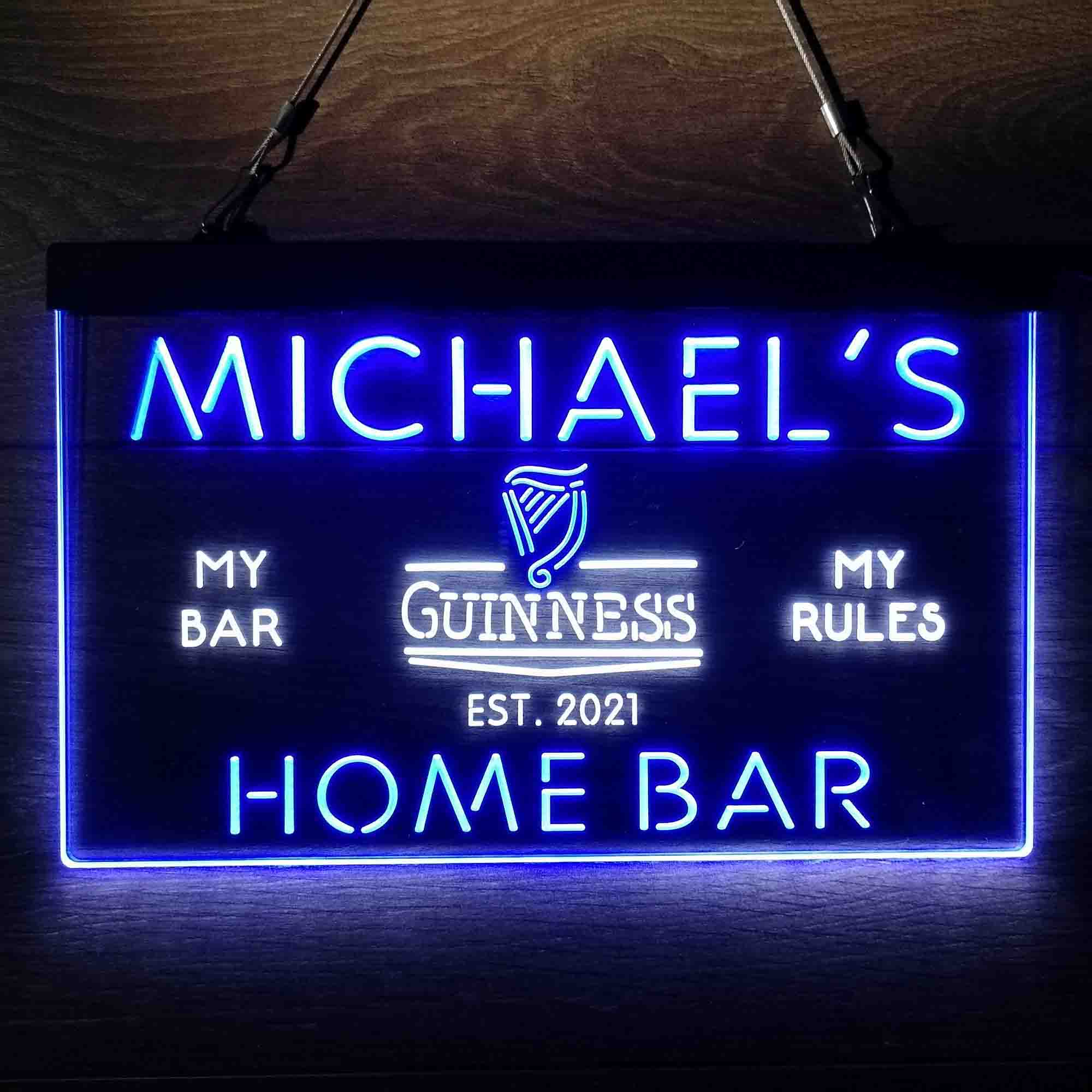 Personalized Guinness Classic Beer Bar Neon-Like LED Sign - Image 4