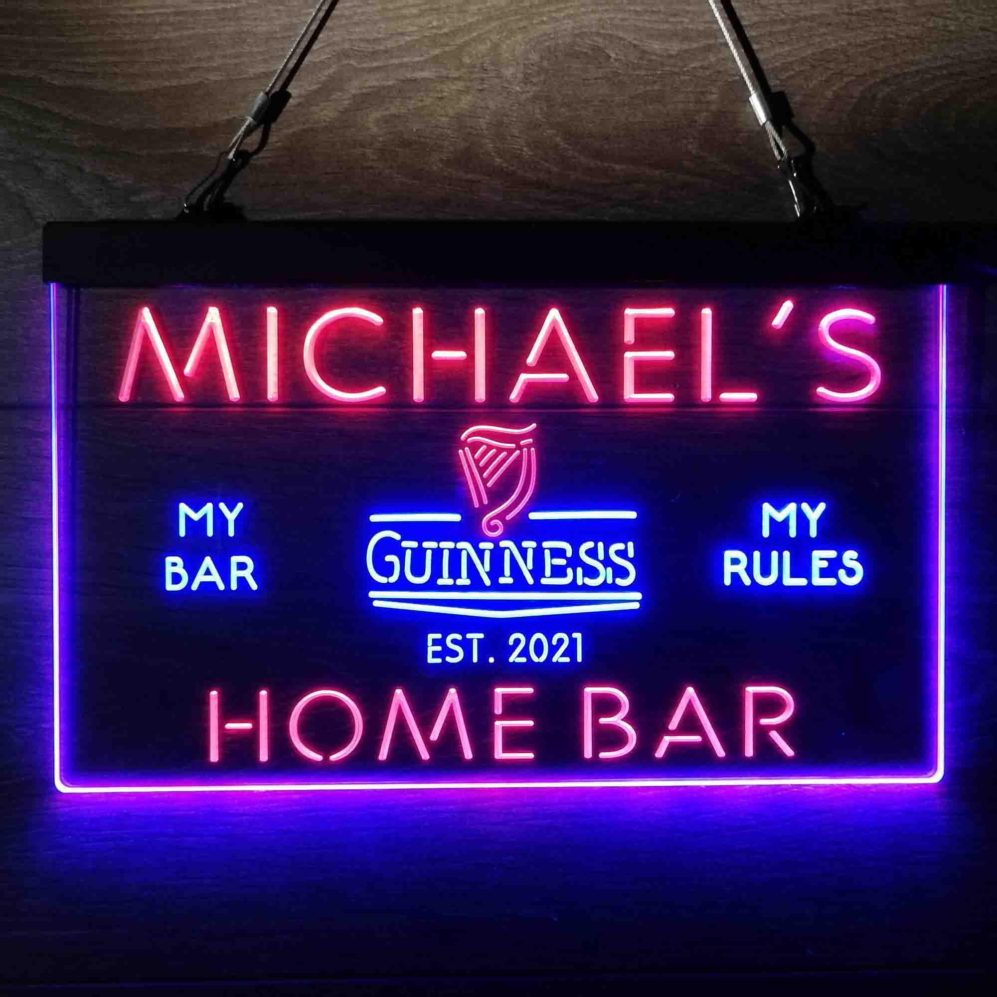 Personalized Guinness Classic Beer Bar Neon-Like LED Sign - Image 7