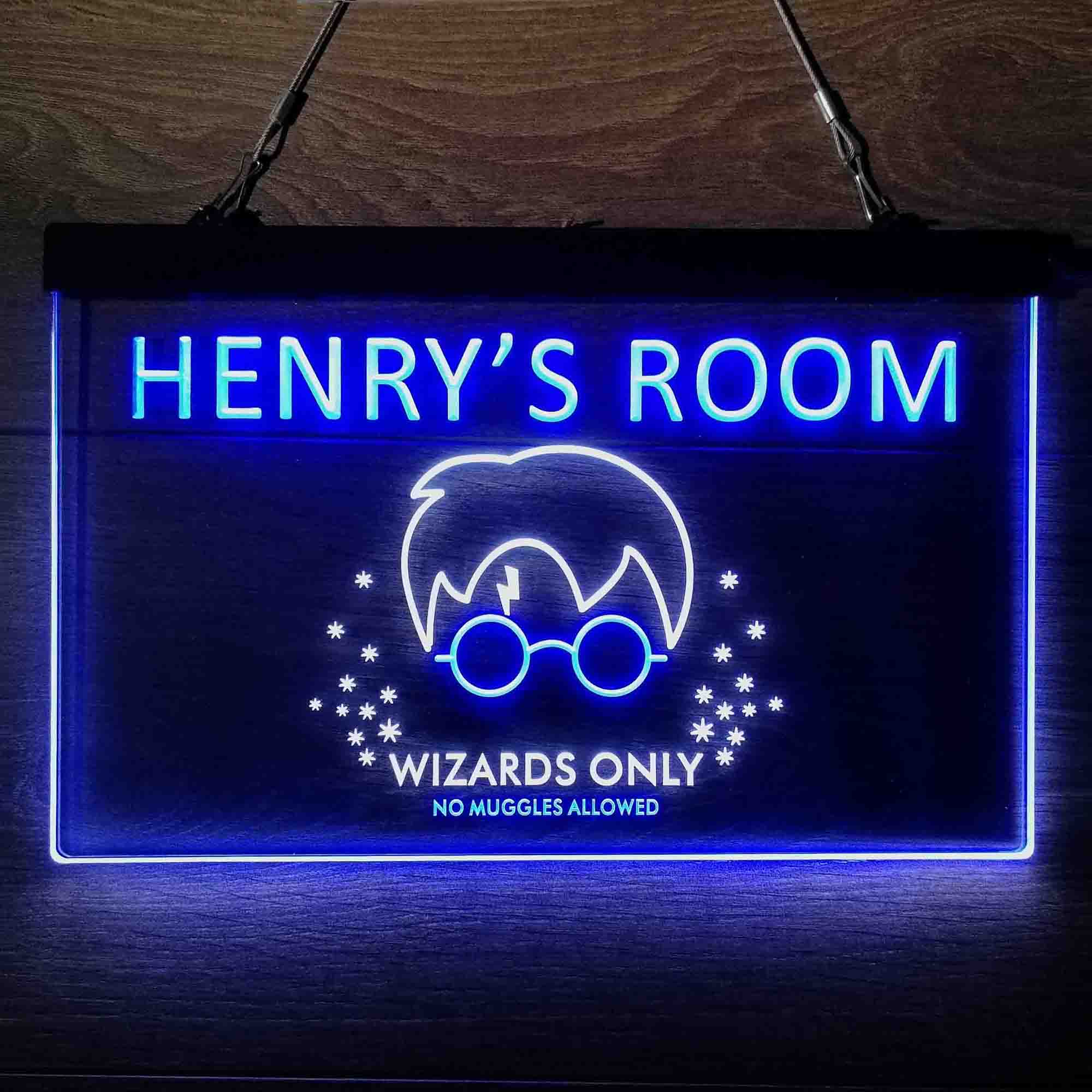 Personalized Harry Potter Wizards Only Neon LED Sign - Image 13