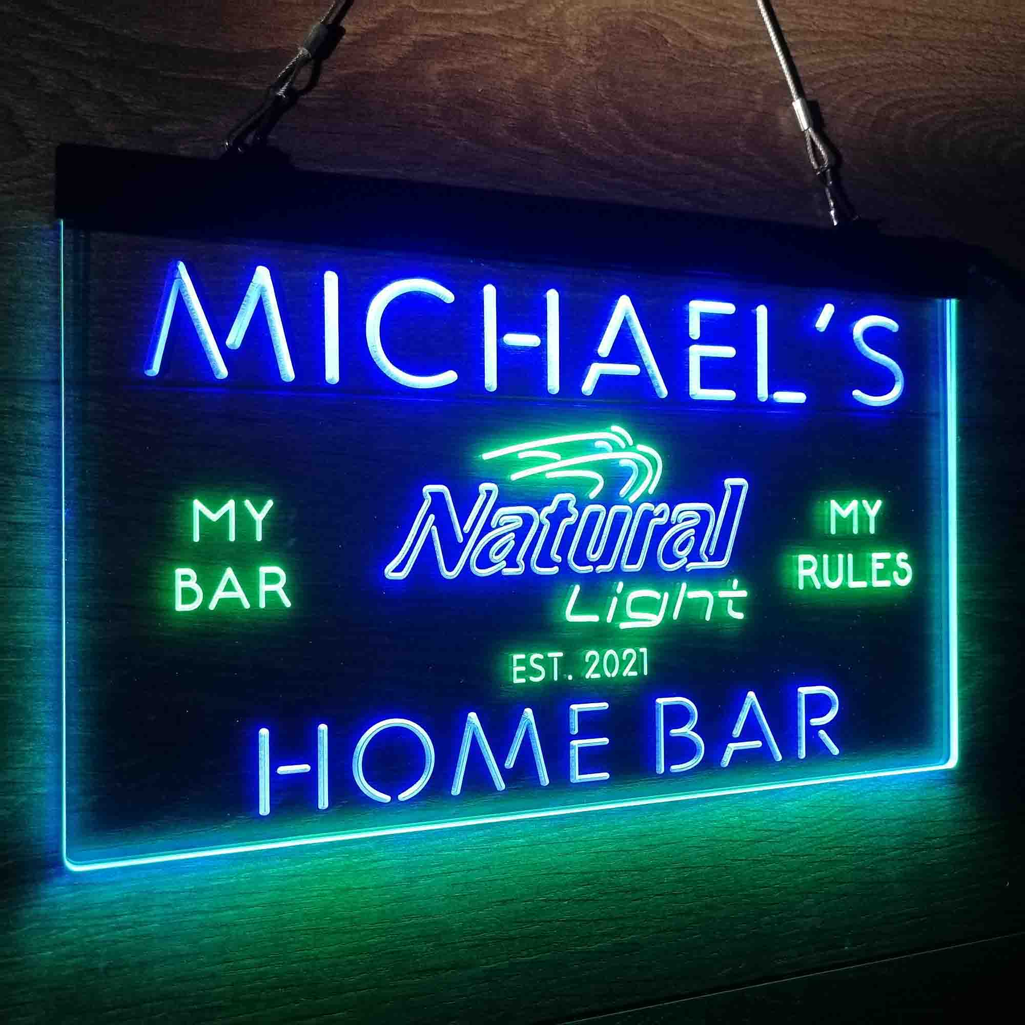 Personalized Natural Light Beer Bar Neon LED Sign - Image 24