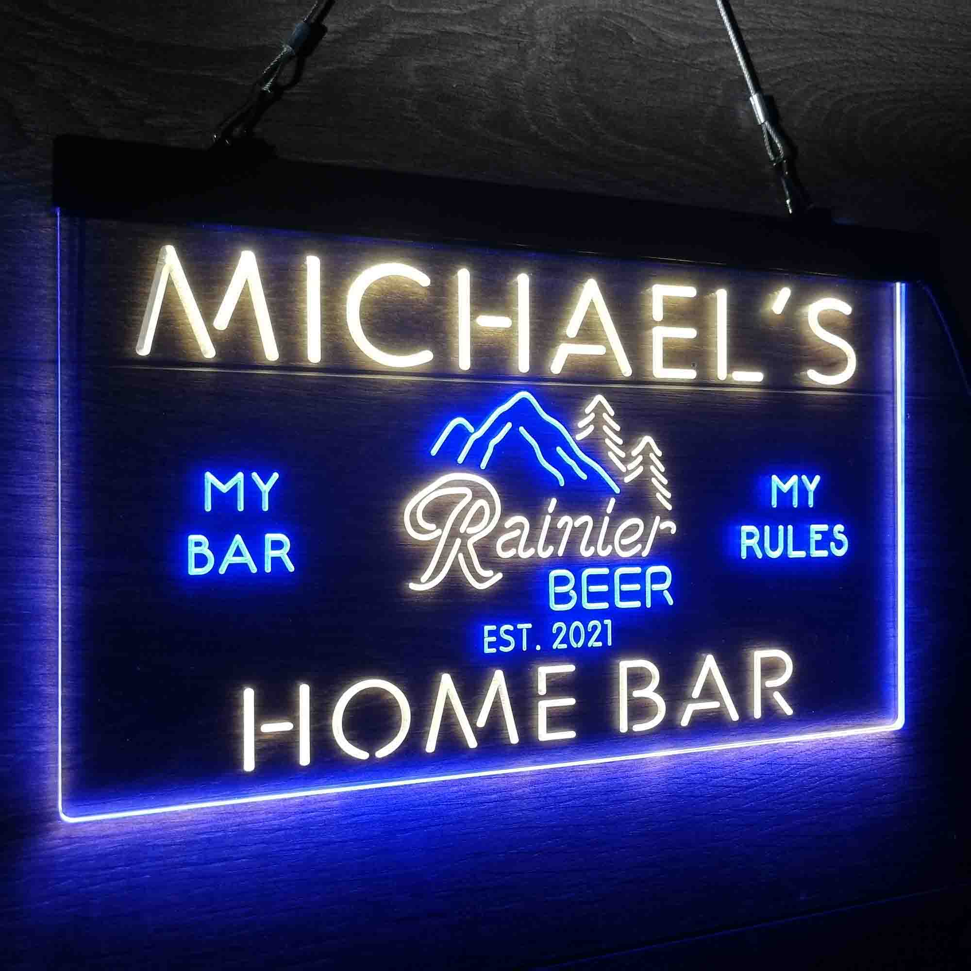 Personalized Rainier Beer Club Neon-Like LED Sign - Image 14