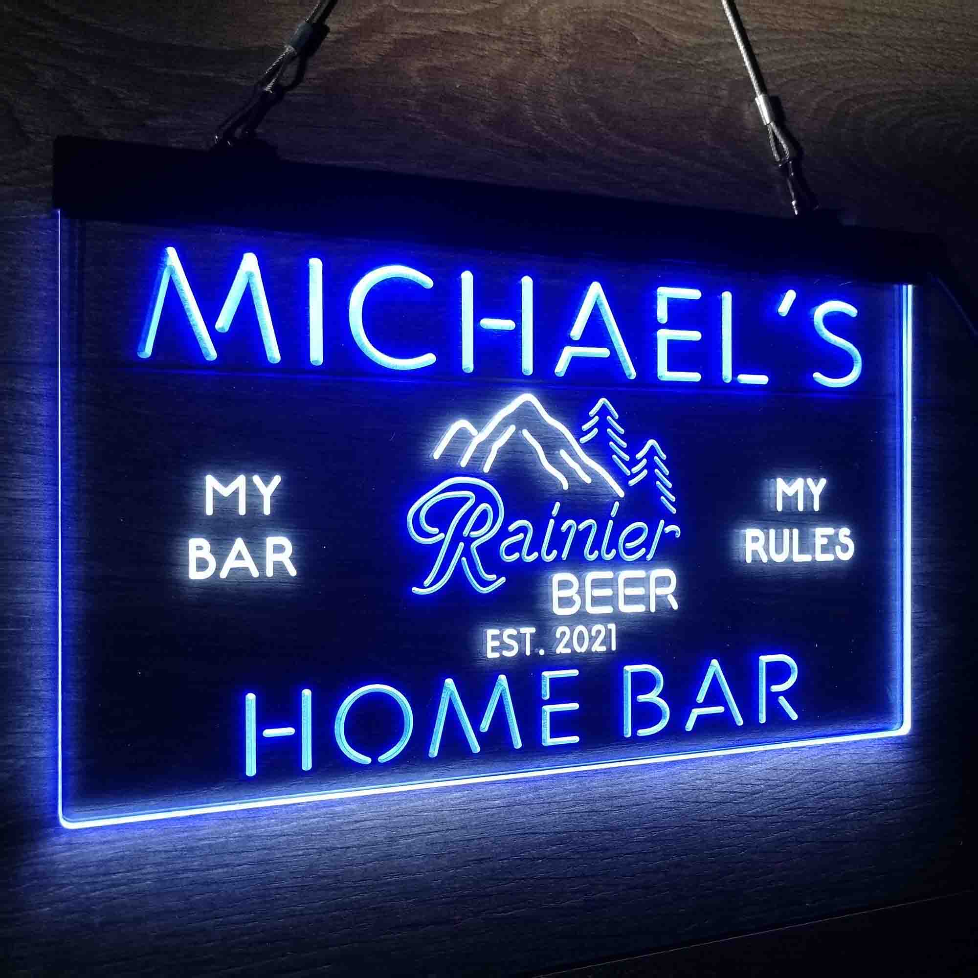 Personalized Rainier Beer Club Neon-Like LED Sign - Image 24