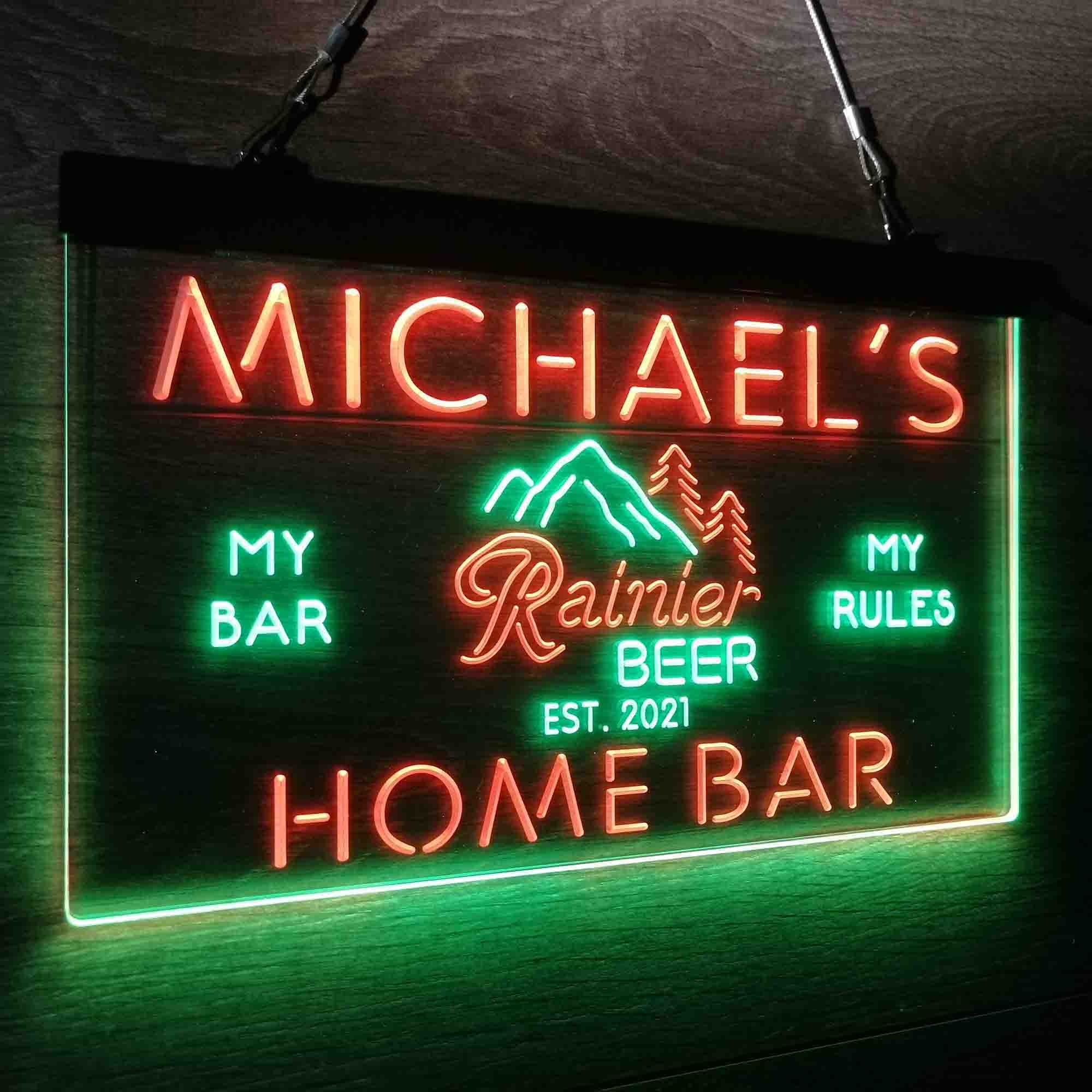 Personalized Rainier Beer Club Neon-Like LED Sign - Image 26