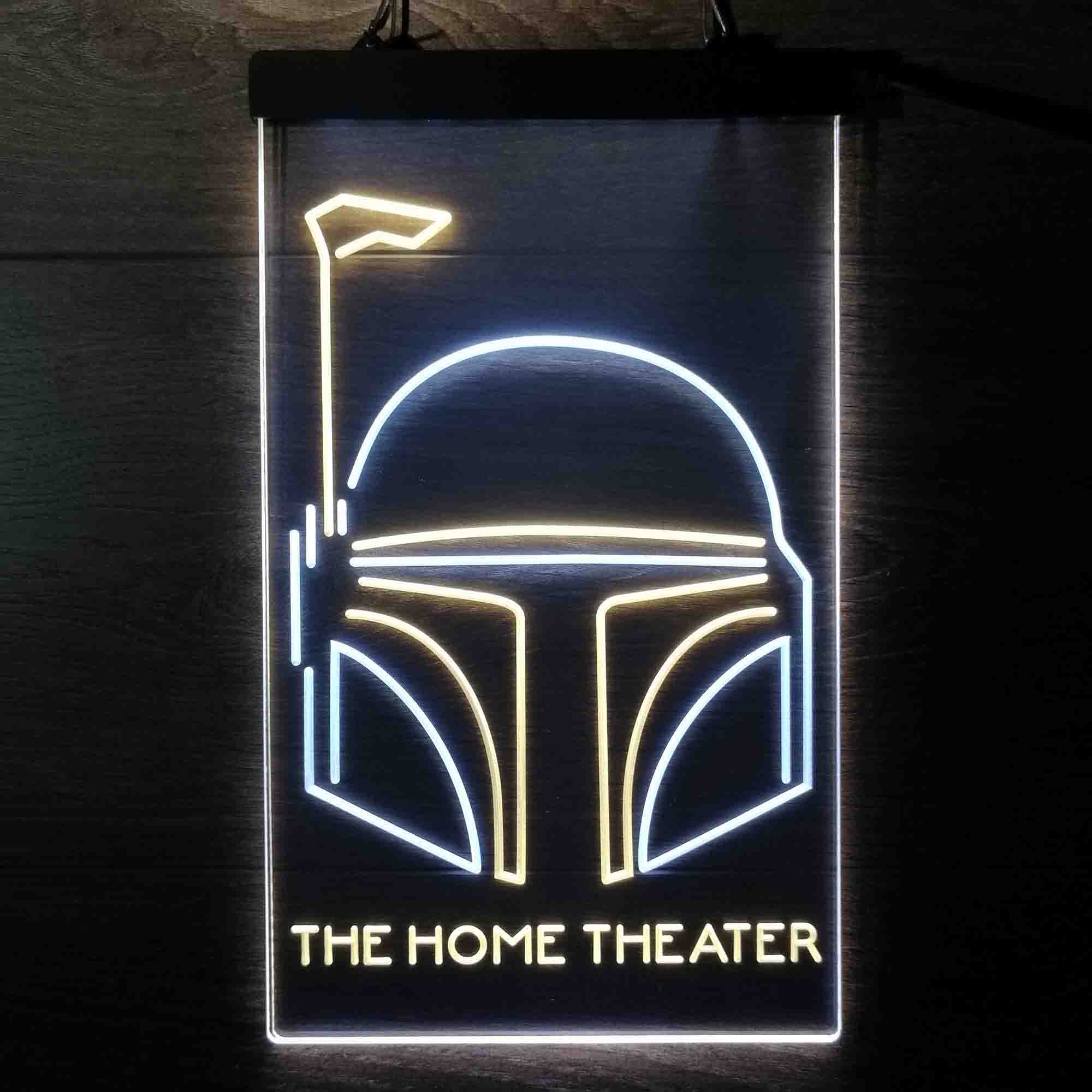 Custom Boba Fett Home Theater Neon LED Sign - Image 10
