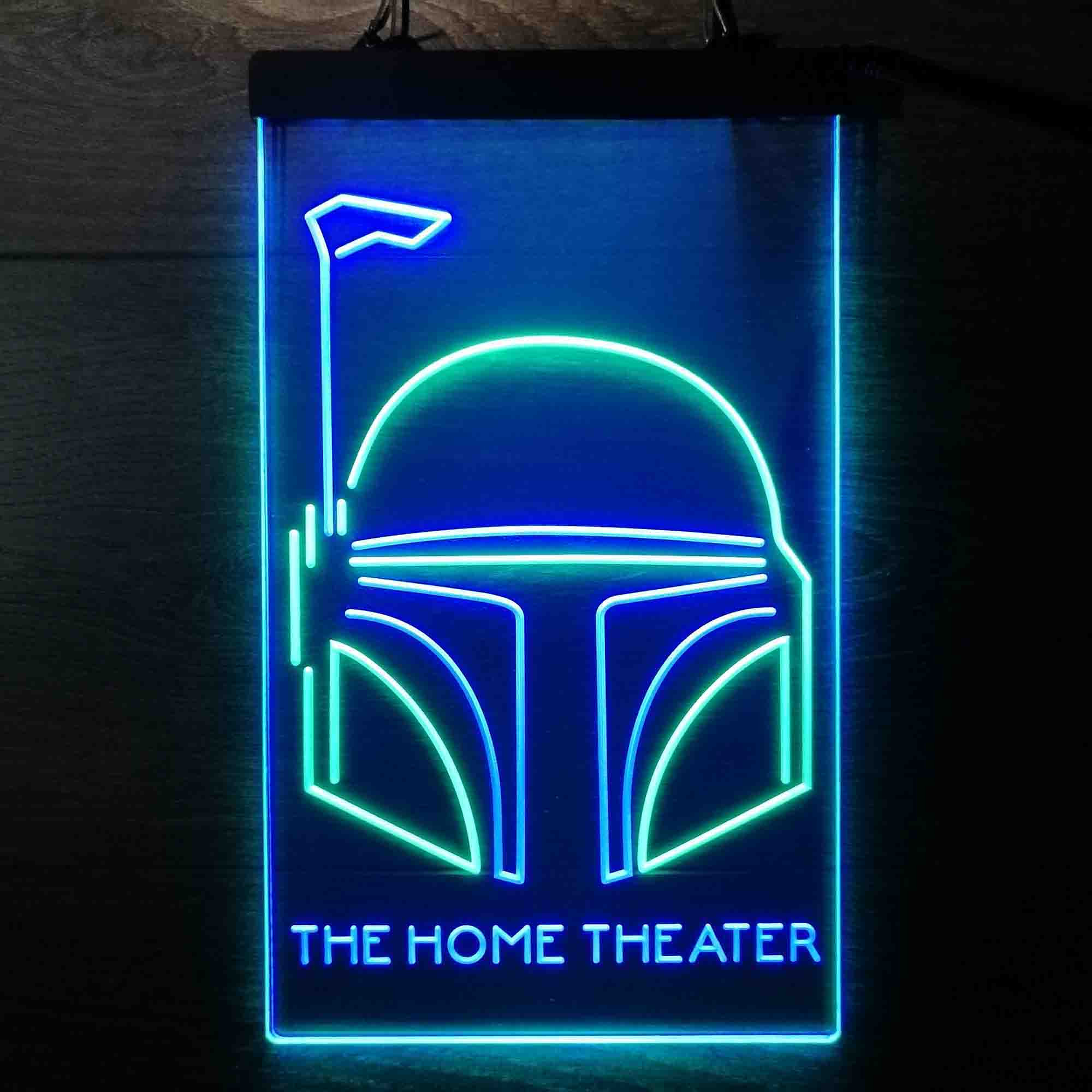Custom Boba Fett Home Theater Neon LED Sign - Image 12