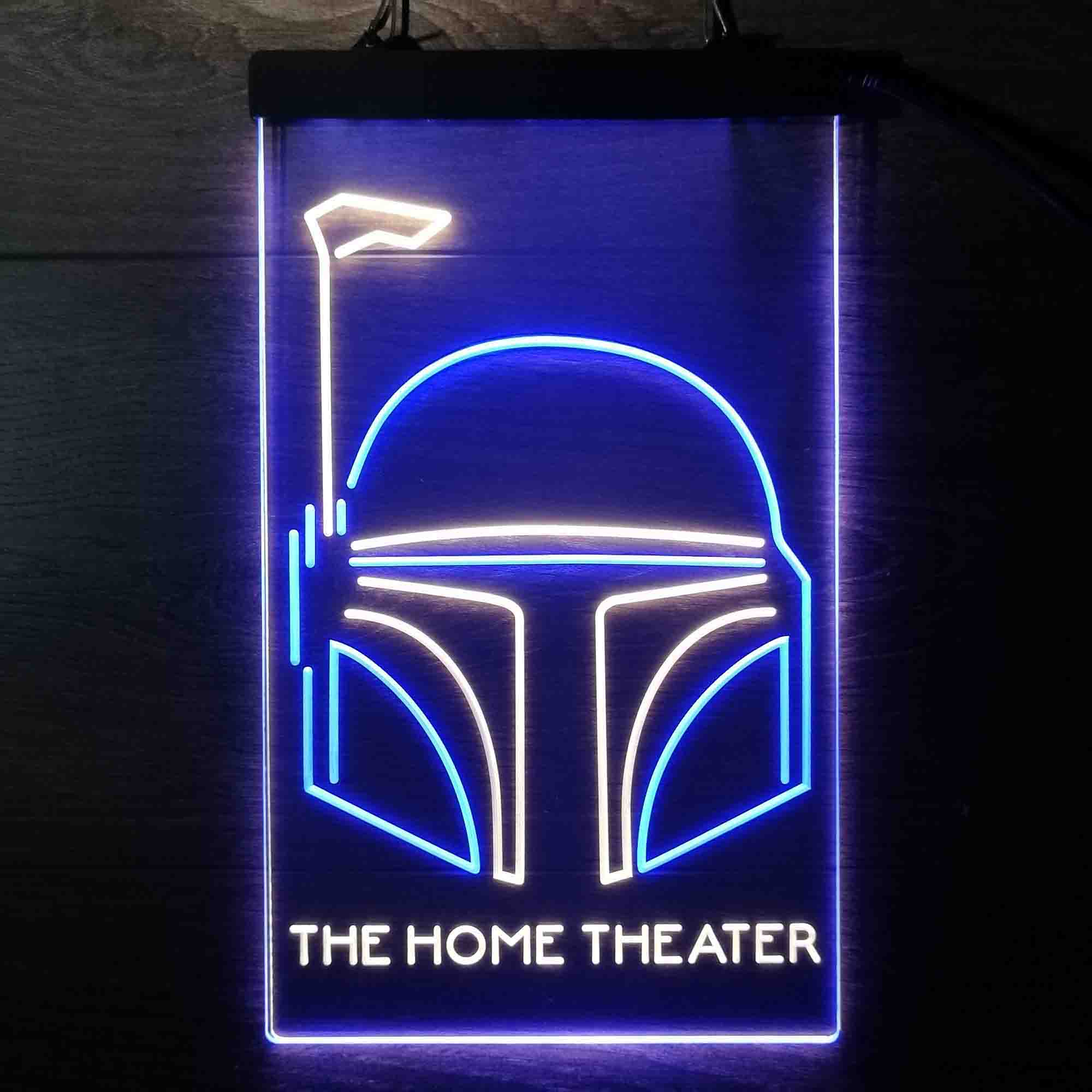 Custom Boba Fett Home Theater Neon LED Sign - Image 13