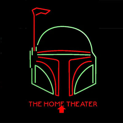 Custom Boba Fett Home Theater Neon LED Sign - Image 3