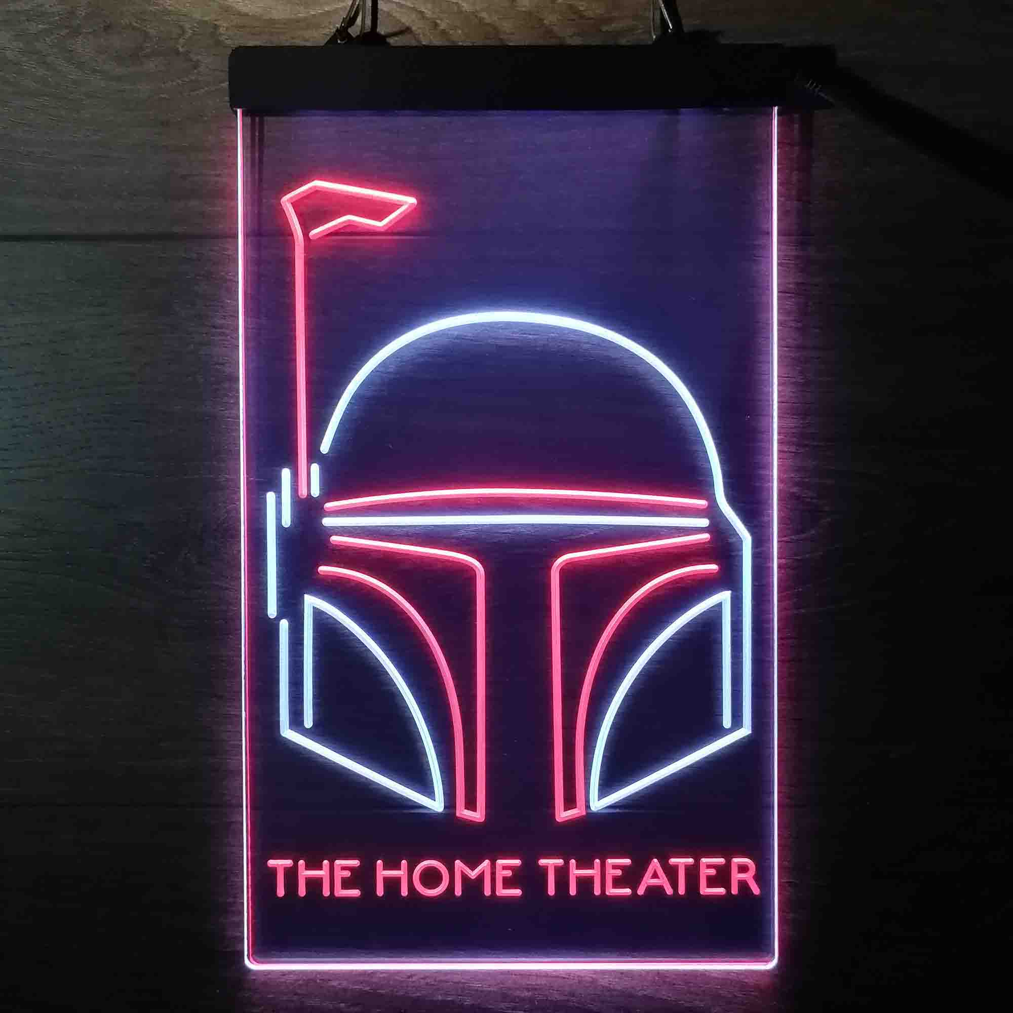 Custom Boba Fett Home Theater Neon LED Sign - Image 5