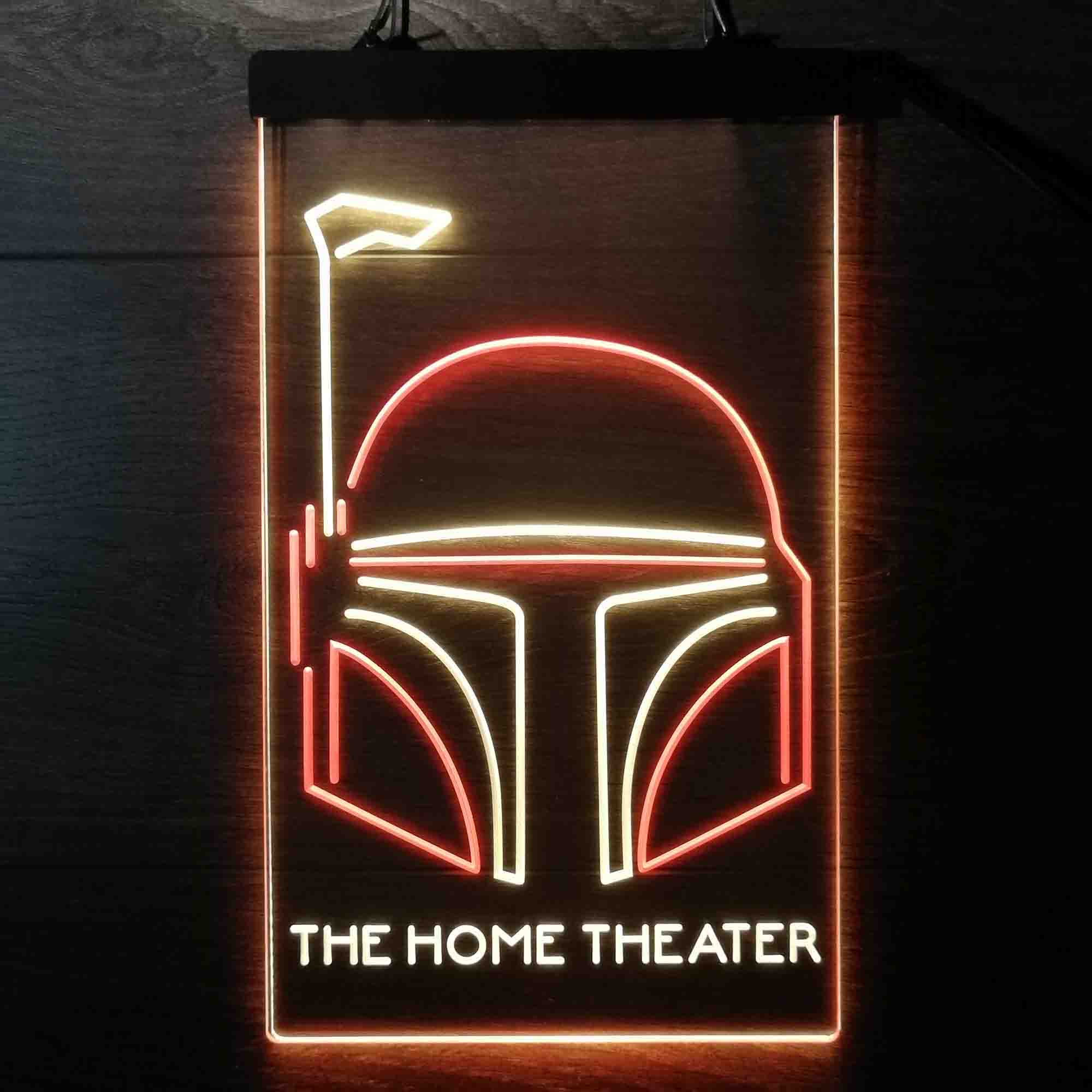 Custom Boba Fett Home Theater Neon LED Sign - Image 6