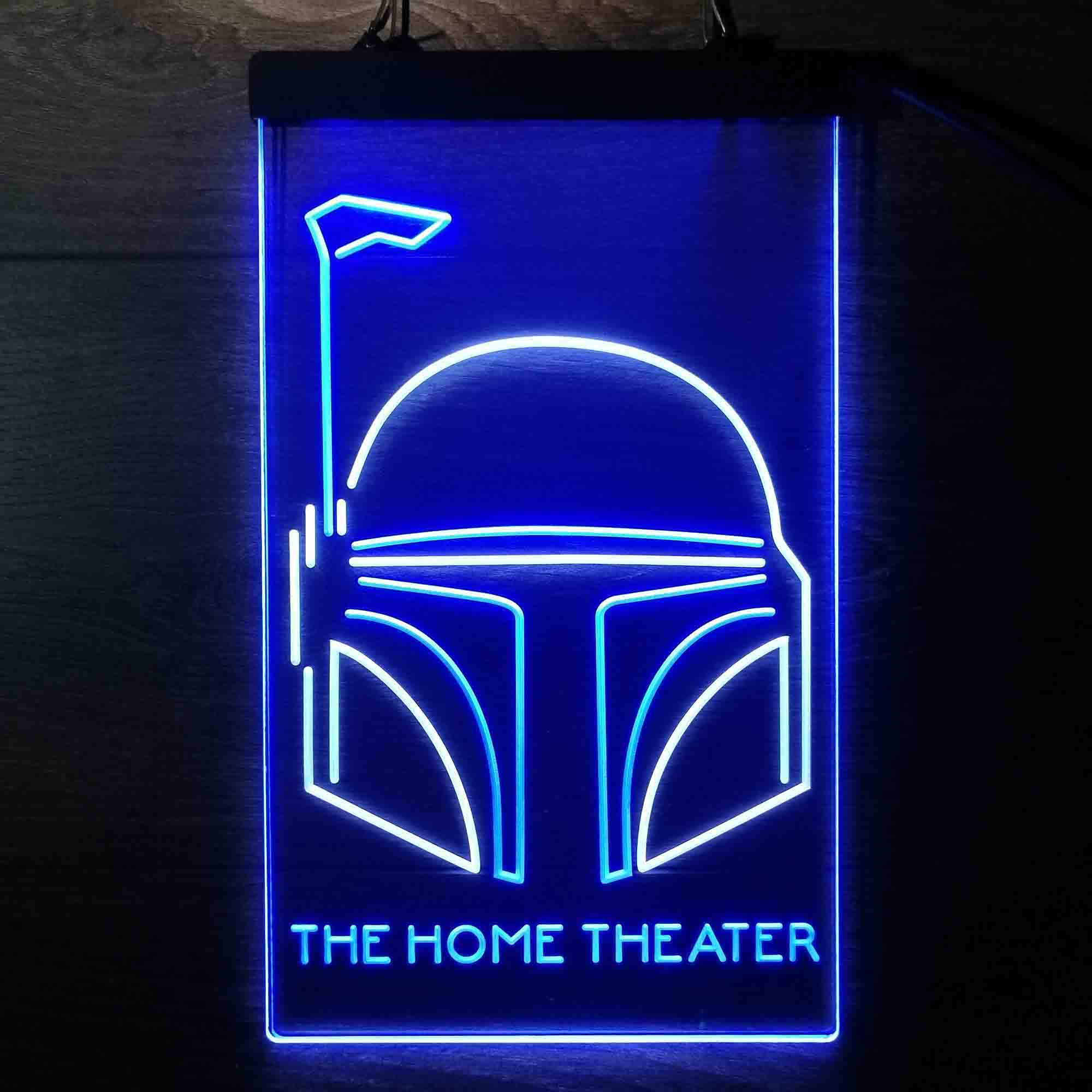 Custom Boba Fett Home Theater Neon LED Sign - Image 7