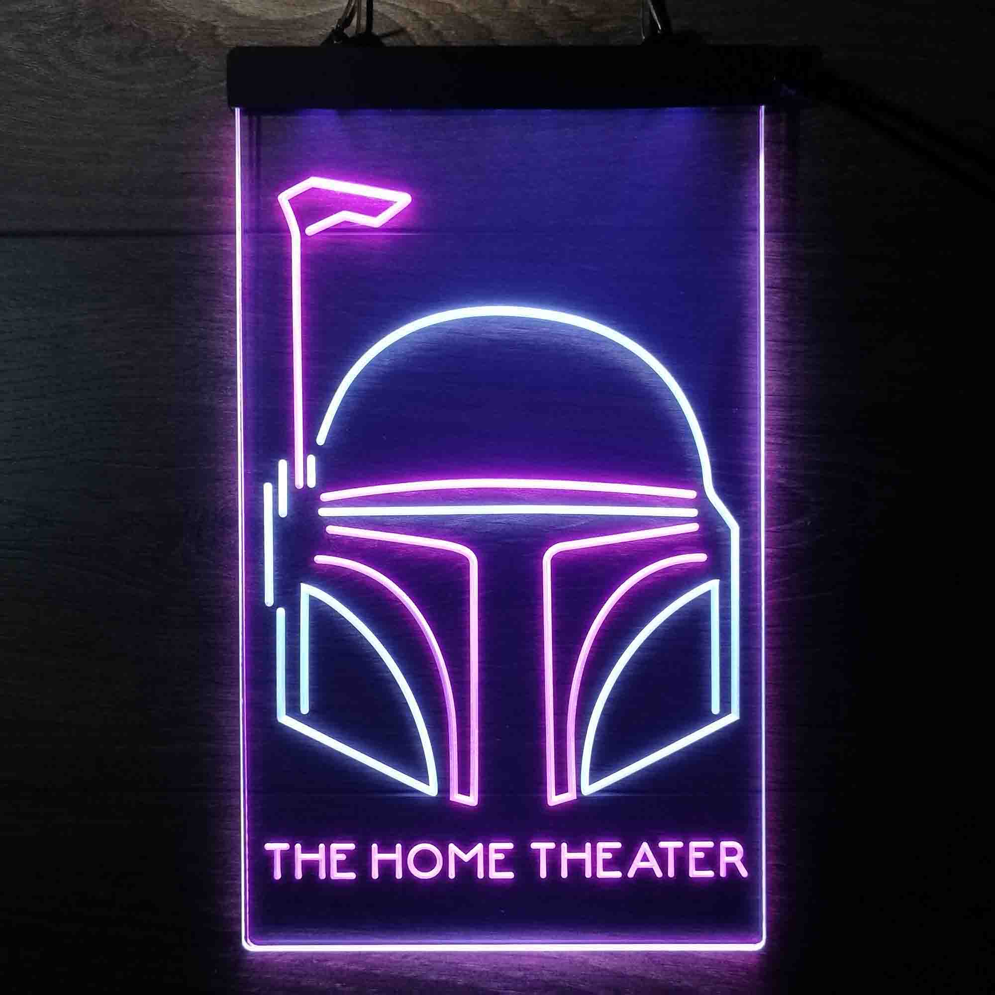 Custom Boba Fett Home Theater Neon LED Sign - Image 8