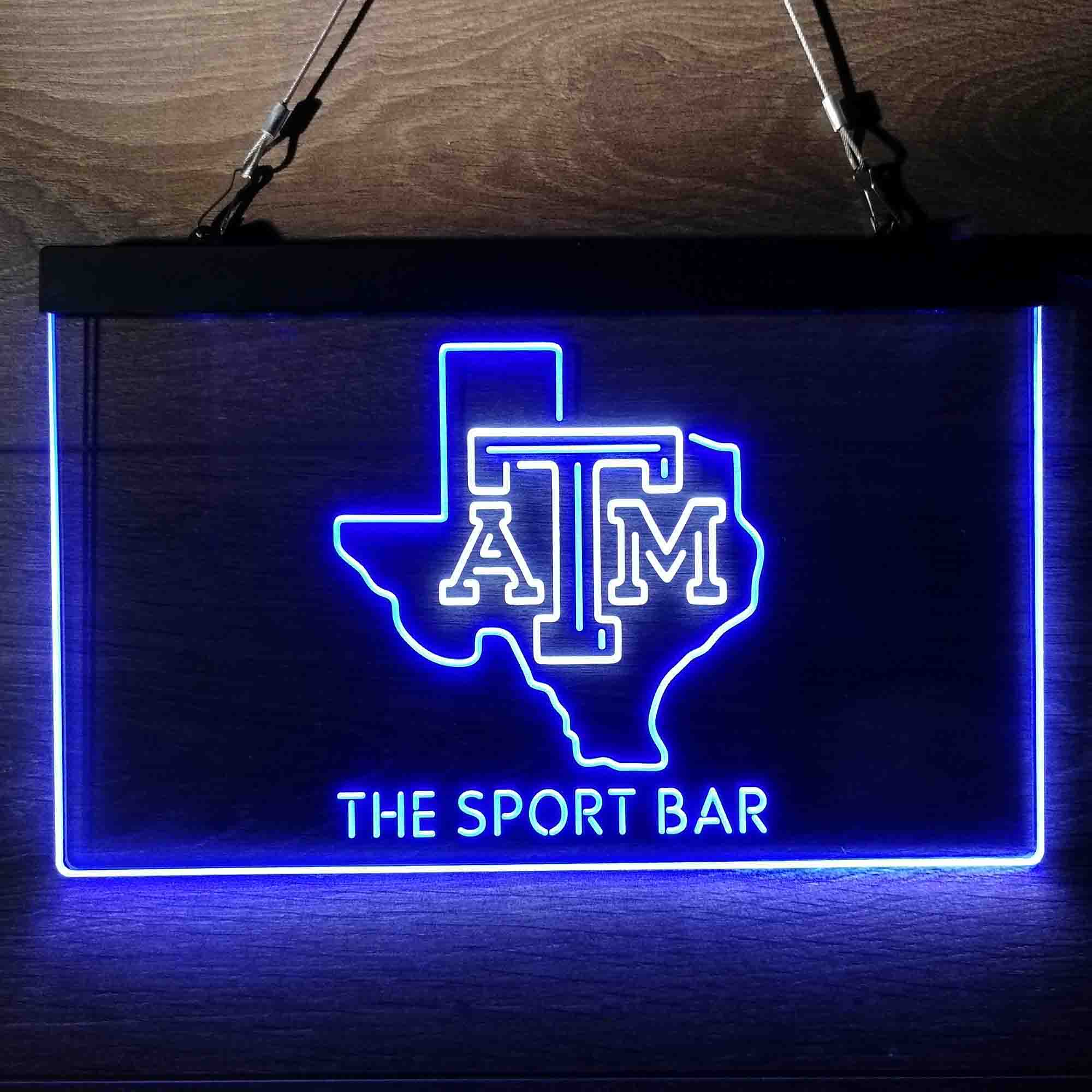 Personalized Texas A&M Gig 'em Aggies LED Sign - Image 10