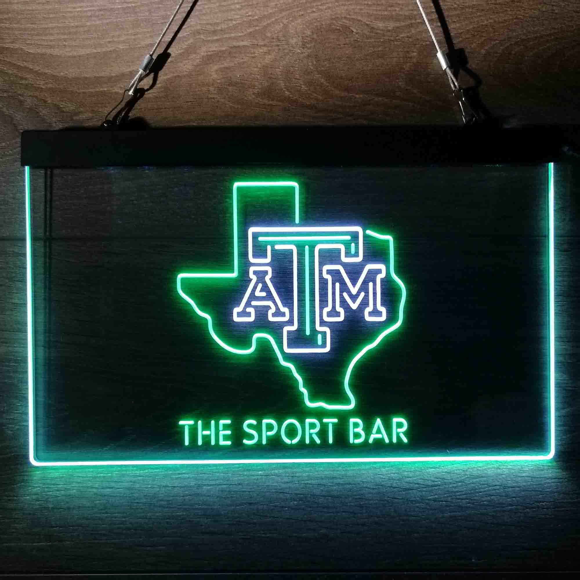 Personalized Texas A&M Gig 'em Aggies LED Sign - Image 13