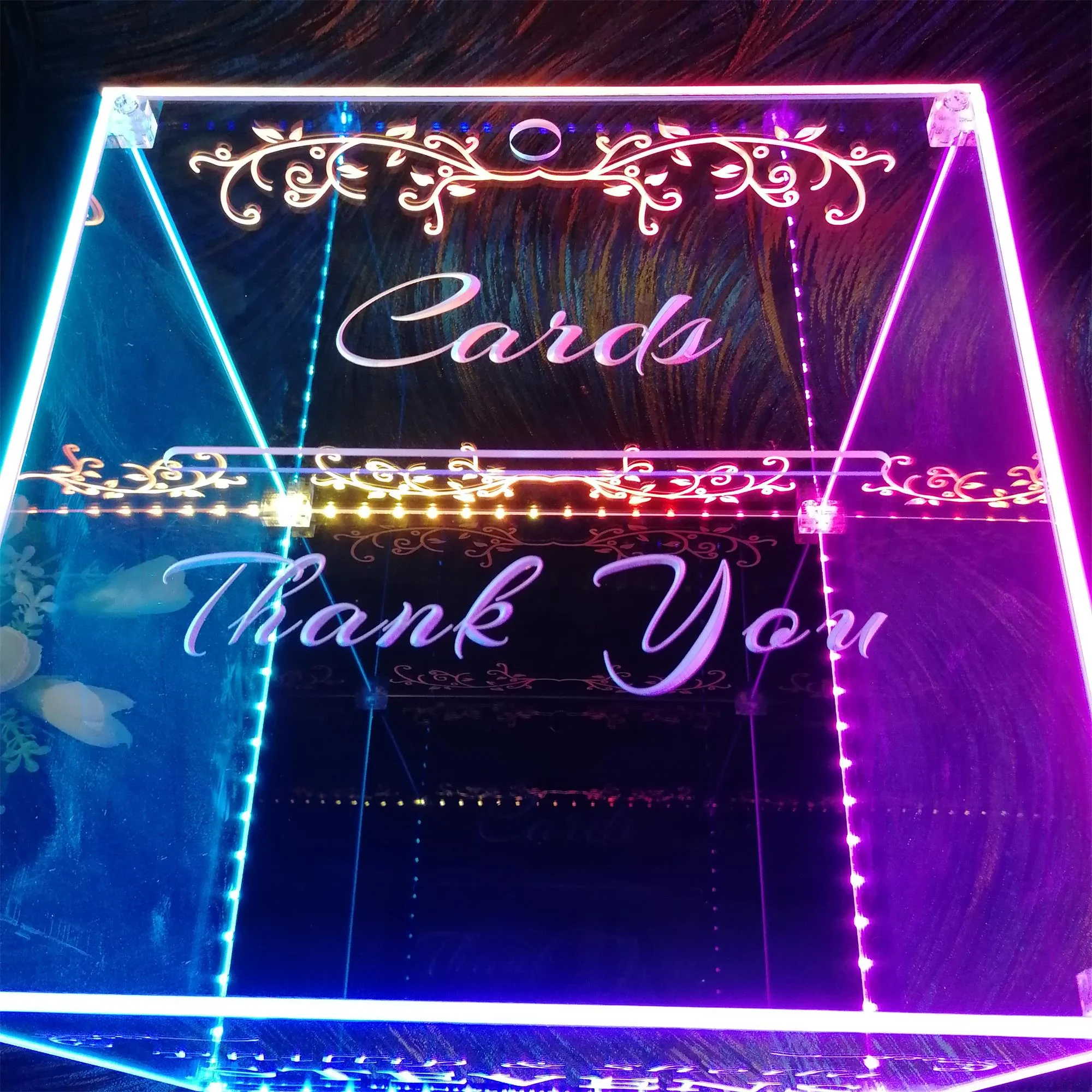 Personalized Wedding Card LED Lighting Box, Wedding Envelope Box, Wedding Gifts Décor - Image 9