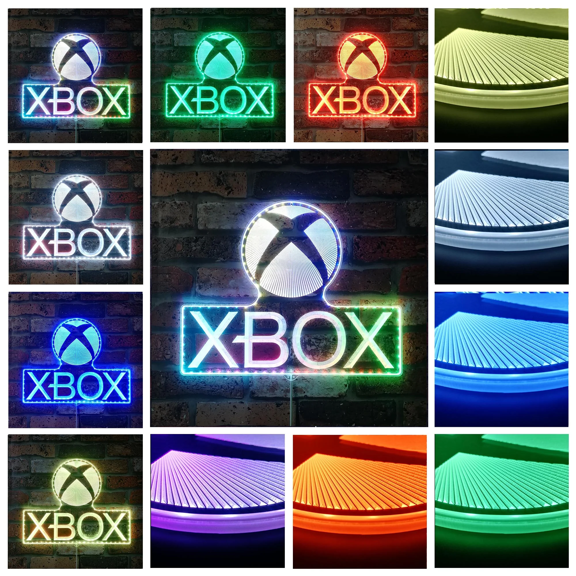 Personalized Xbox Neon LED Sign with Dynamic RGB Colors - Image 3