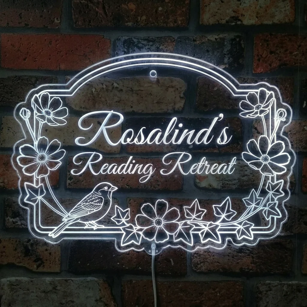 Personalized Your Library Neon LED Sign with Dynamic RGB Colors - Image 5