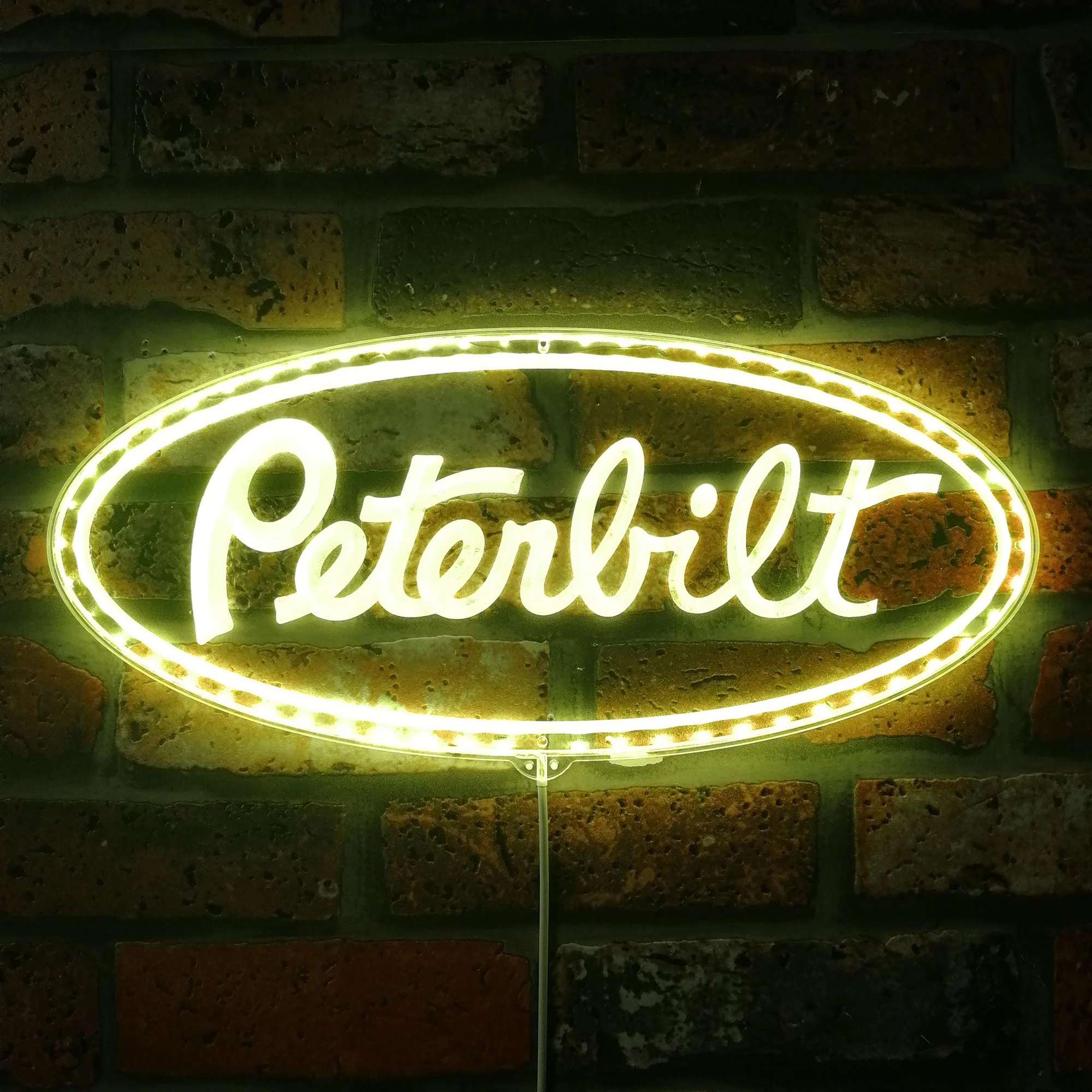 Peterbilt Neon LED Sign with Dynamic RGB Colors - Image 7