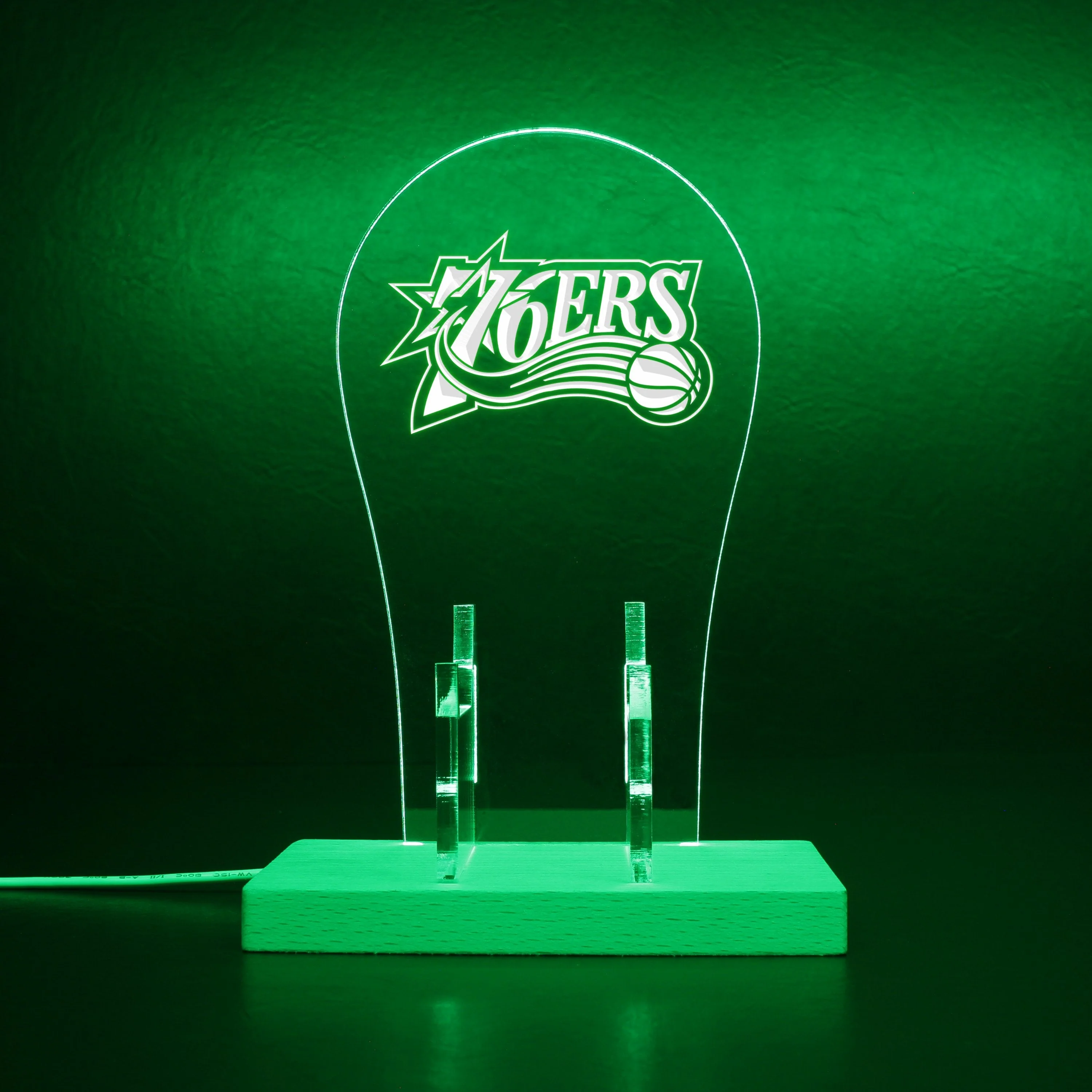 Philadelphia 76ers LED Gaming Headset Controller Stand - Image 5