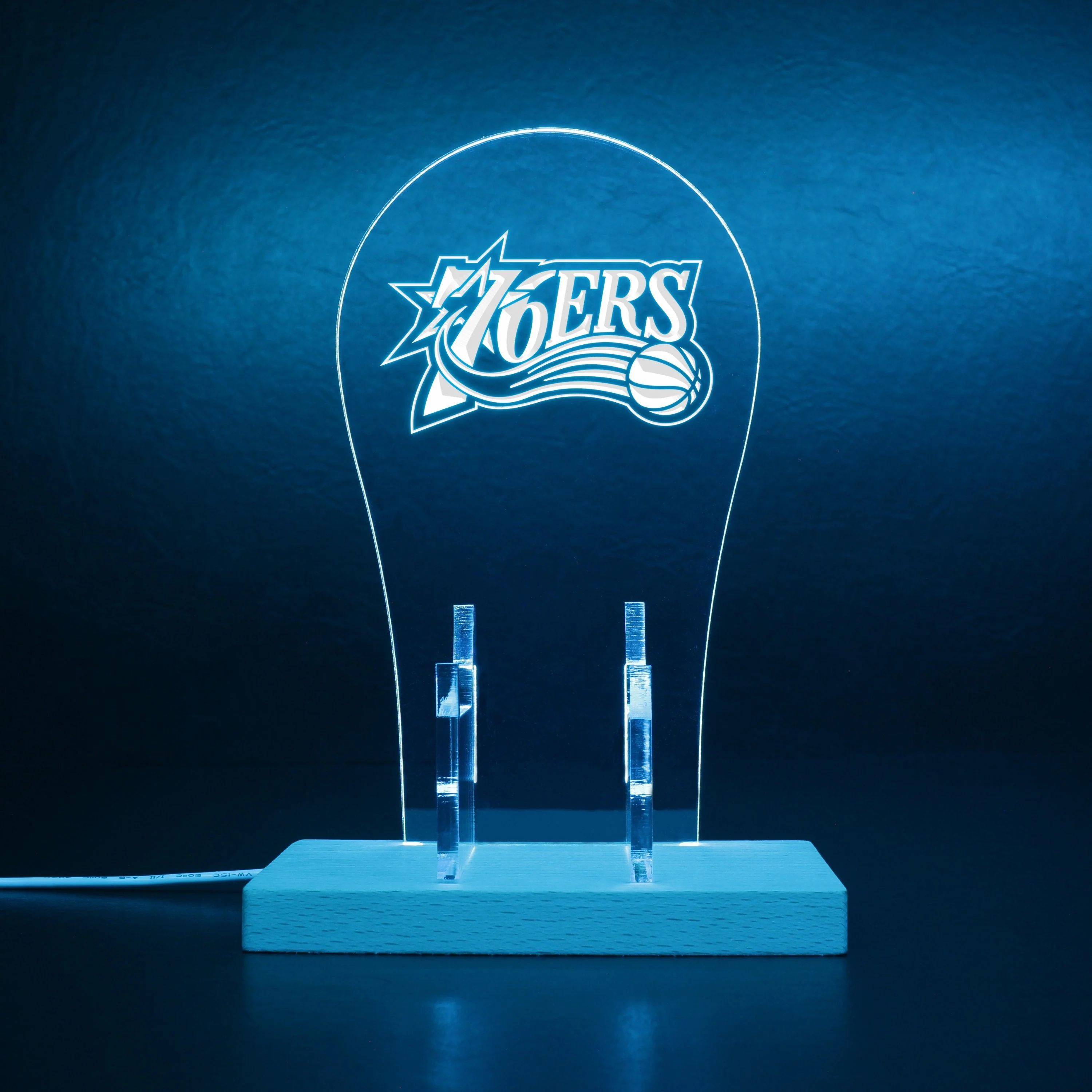 Philadelphia 76ers LED Gaming Headset Controller Stand - Image 7